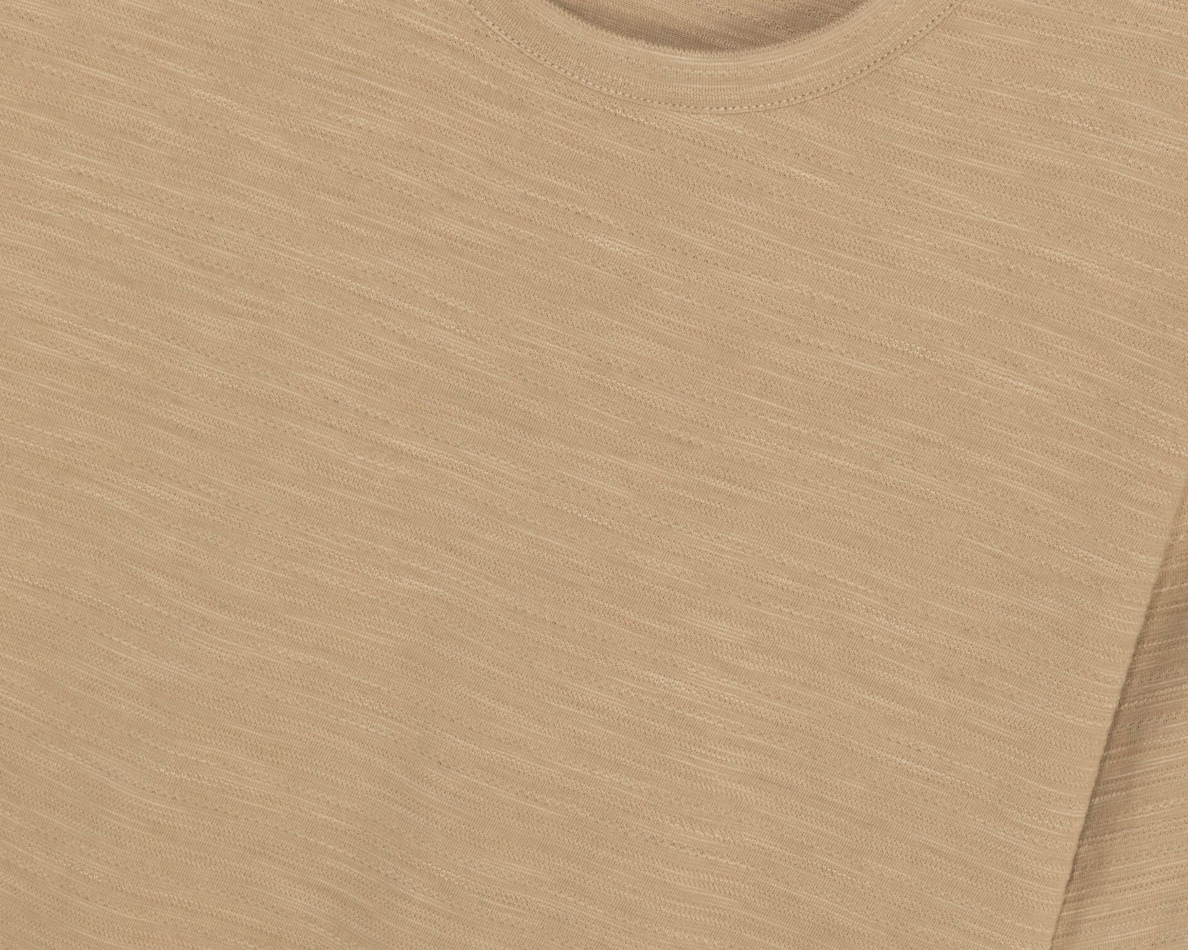 Foto 4 pulgar | Playera de Cuello Redondo Beige Refill para Hombre