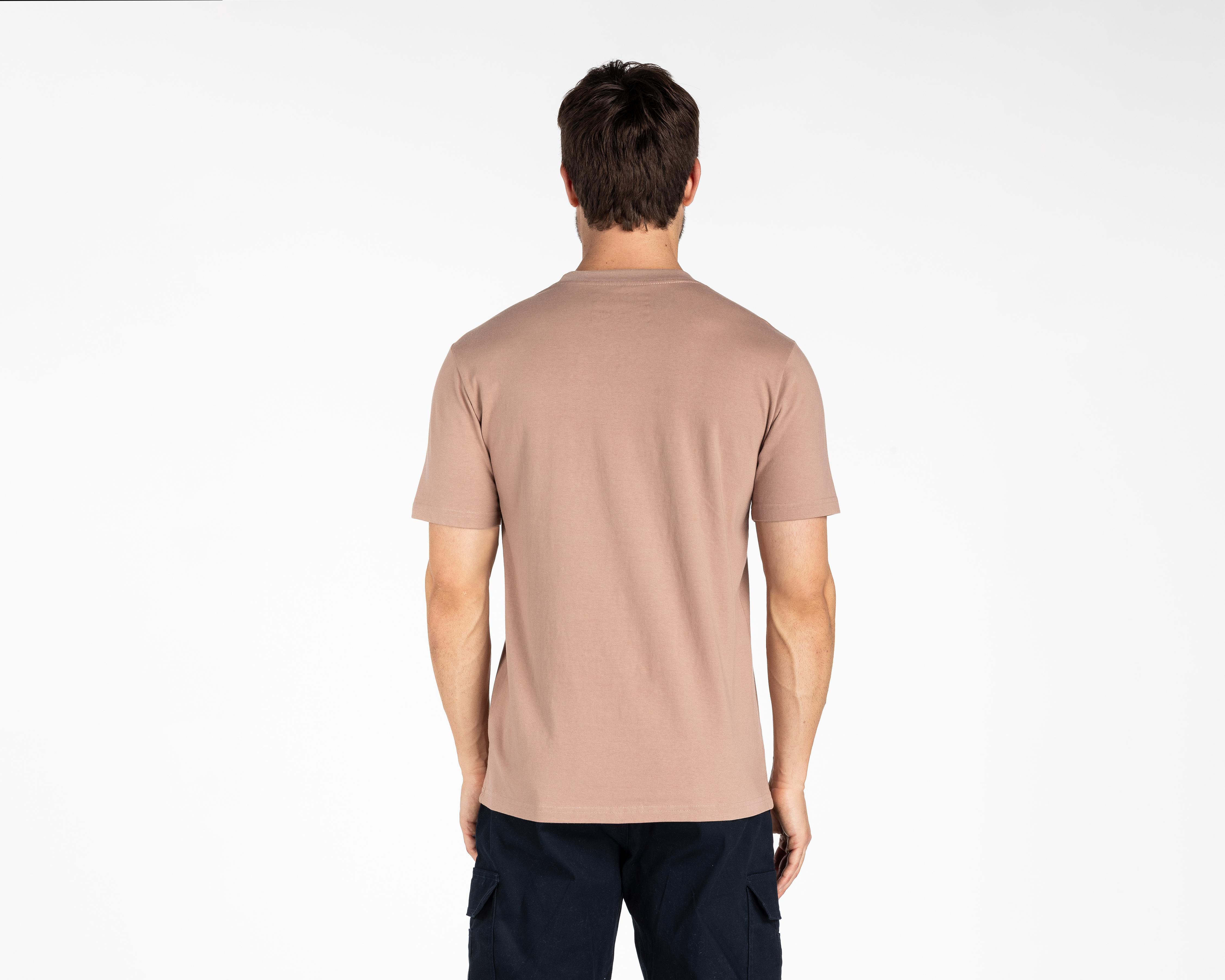 Foto 3 | Playera de Cuello Redondo Café Refill para Hombre