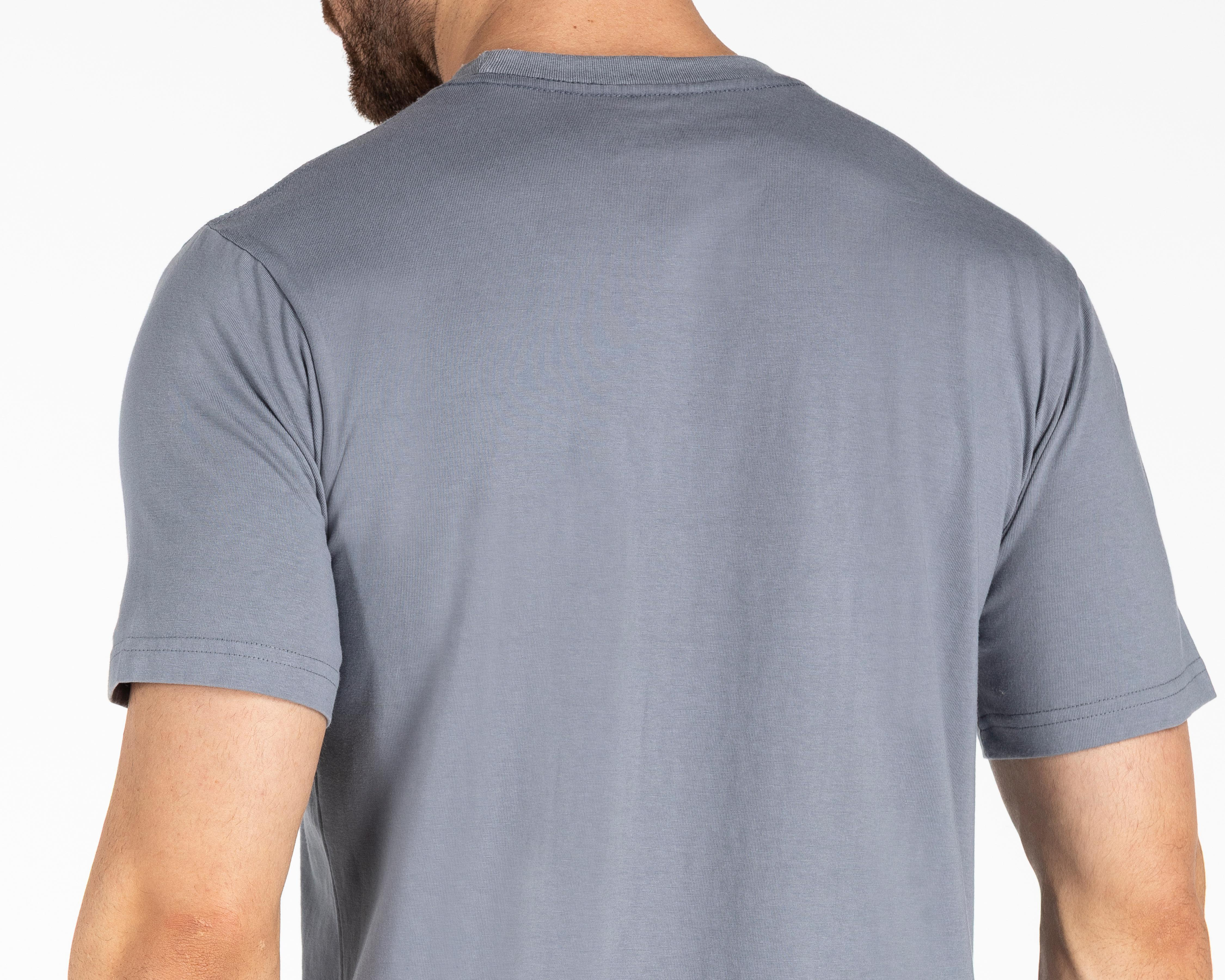Foto 5 | Playera de Cuello Redondo Azul Refill para Hombre