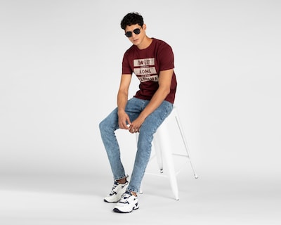 Foto 2 | Playera Refill Cuello Redondo para Hombre
