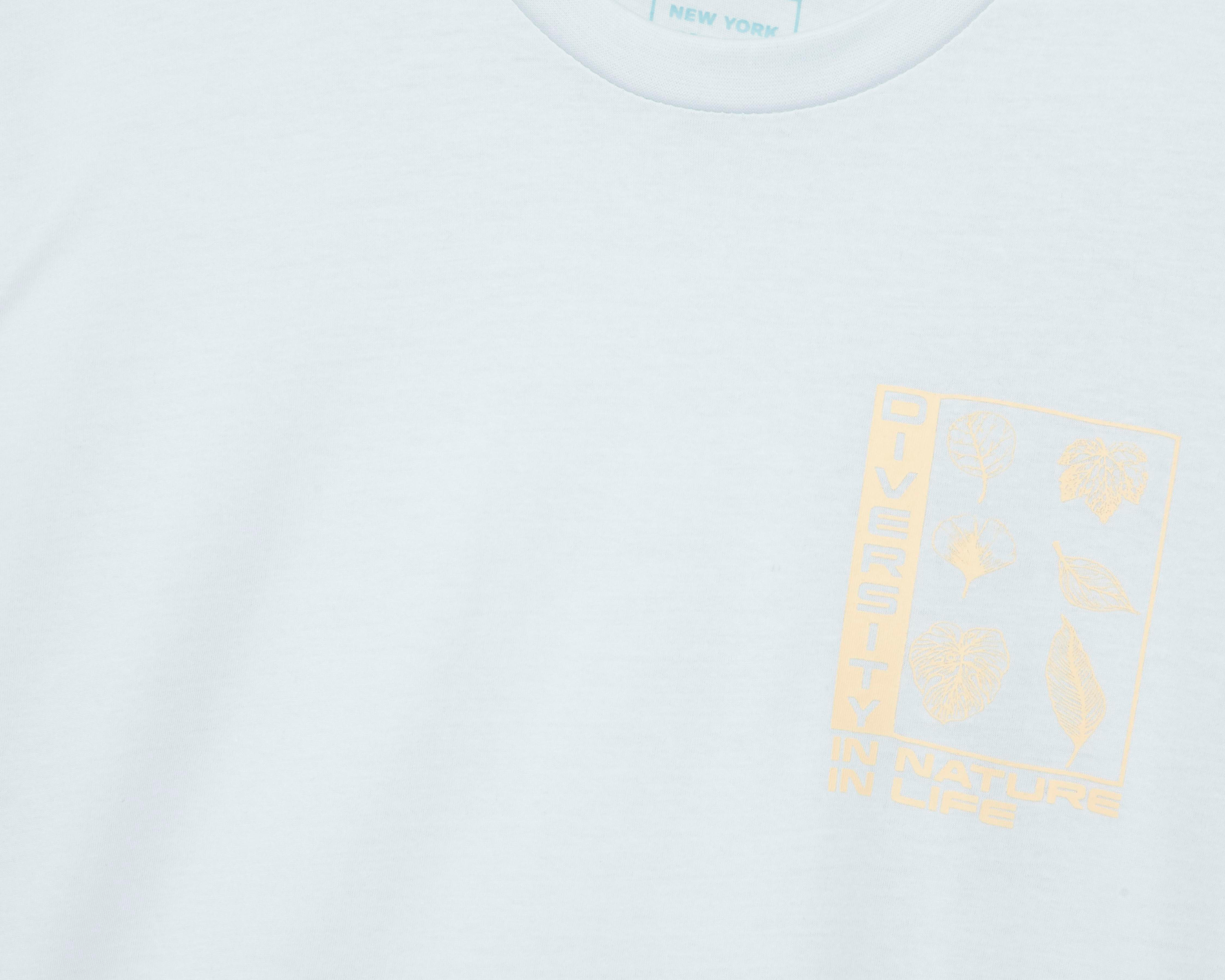 Foto 4 pulgar | Playera de Cuello Redondo Azul Refill para Hombre