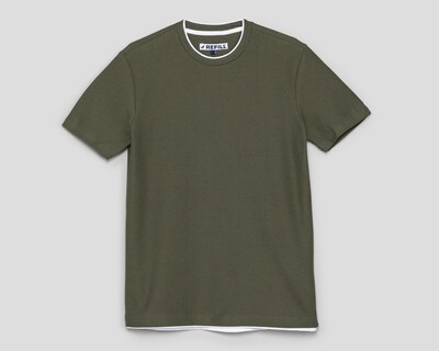 Foto 1 | Playera de Cuello Redondo Verde Refill para Hombre
