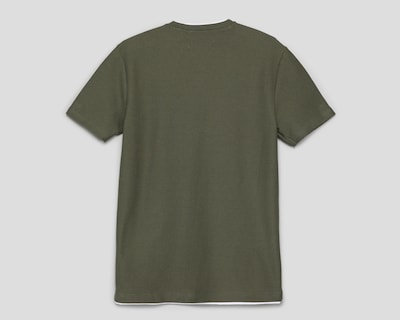 Foto 2 | Playera de Cuello Redondo Verde Refill para Hombre