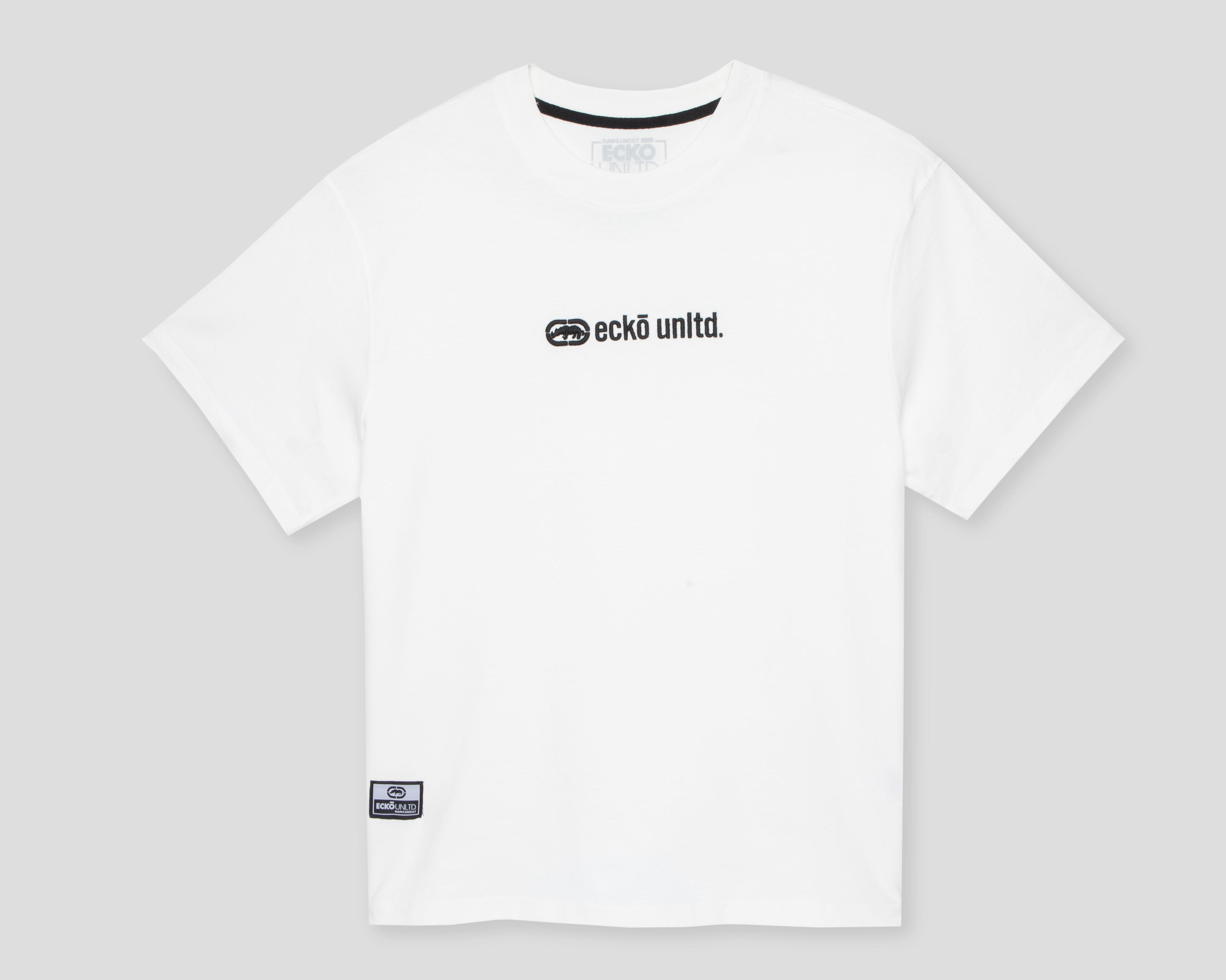 Foto 2 pulgar | Playera de Cuello Redondo Blanca Ecko Unltd. para Hombre