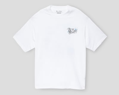 Foto 1 | Playera de Cuello Redondo Blanca Rick & Morty para Hombre