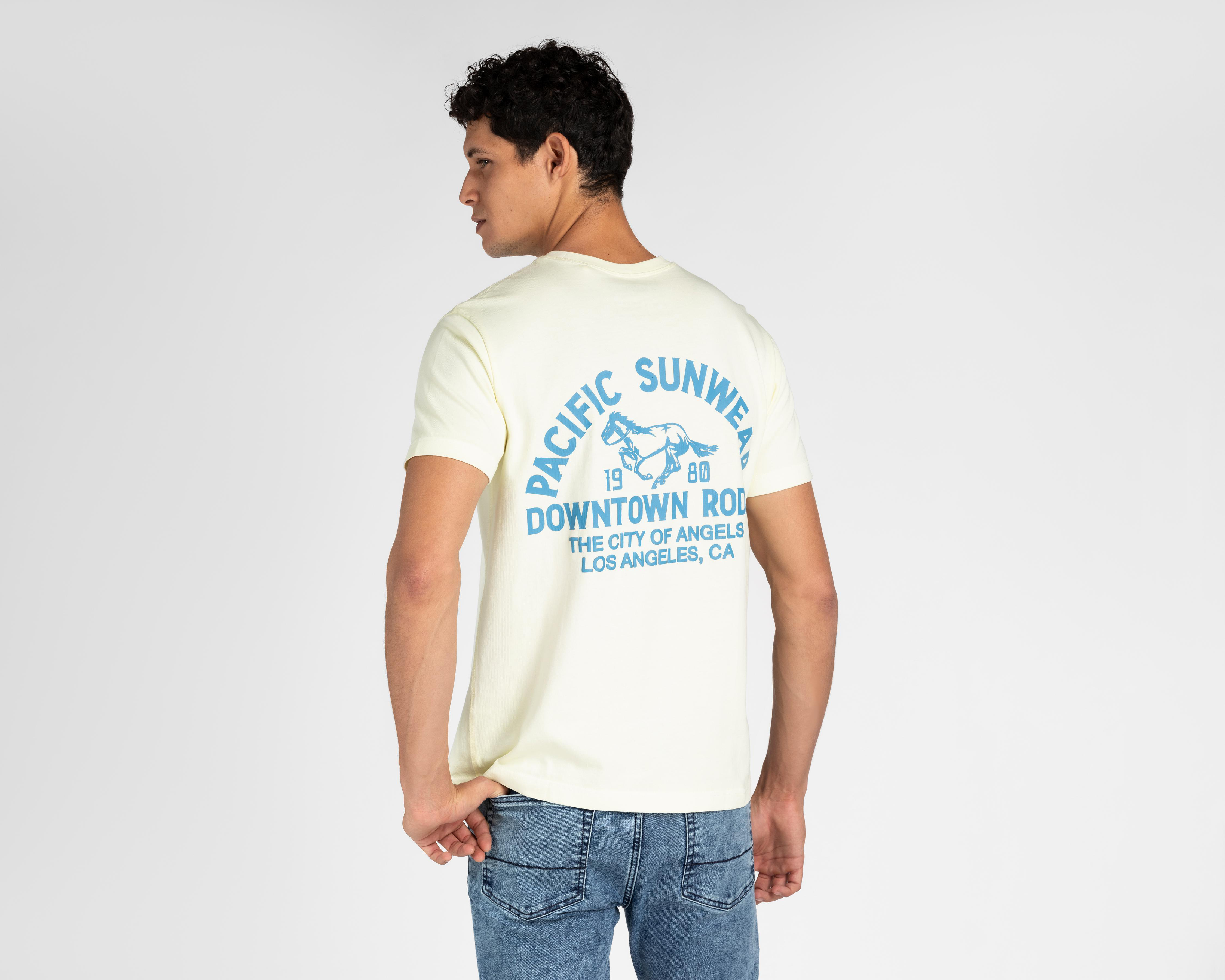 Foto 4 pulgar | Playera Refill Blanca para Hombre
