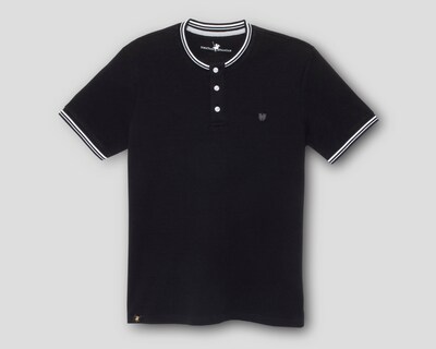 Foto 1 | Playera de Cuello Redondo Negra York Team Polo Club para Hombre
