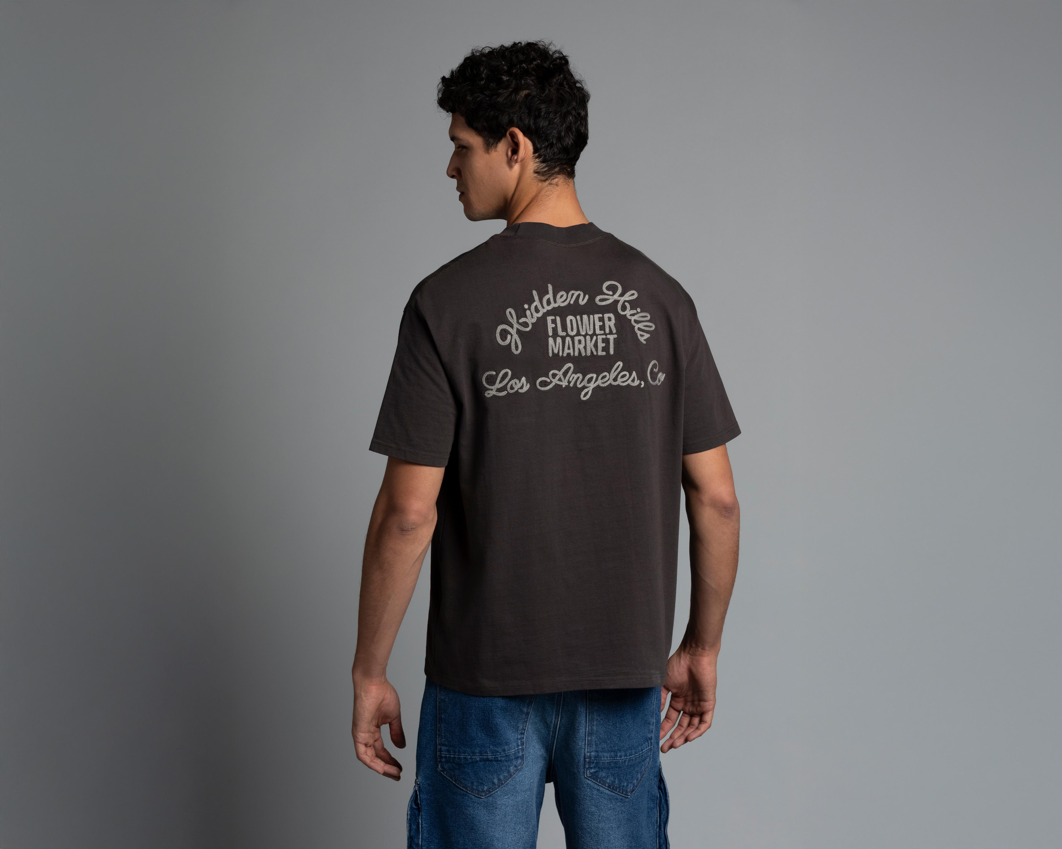 Foto 4 pulgar | Playera Strona Cuello Redondo para Hombre