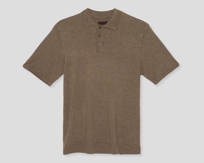 Foto 1 | Playera Polo Porto Sur Manga Corta Café para Hombre