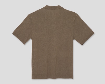 Foto 2 | Playera Polo Porto Sur Manga Corta Café para Hombre