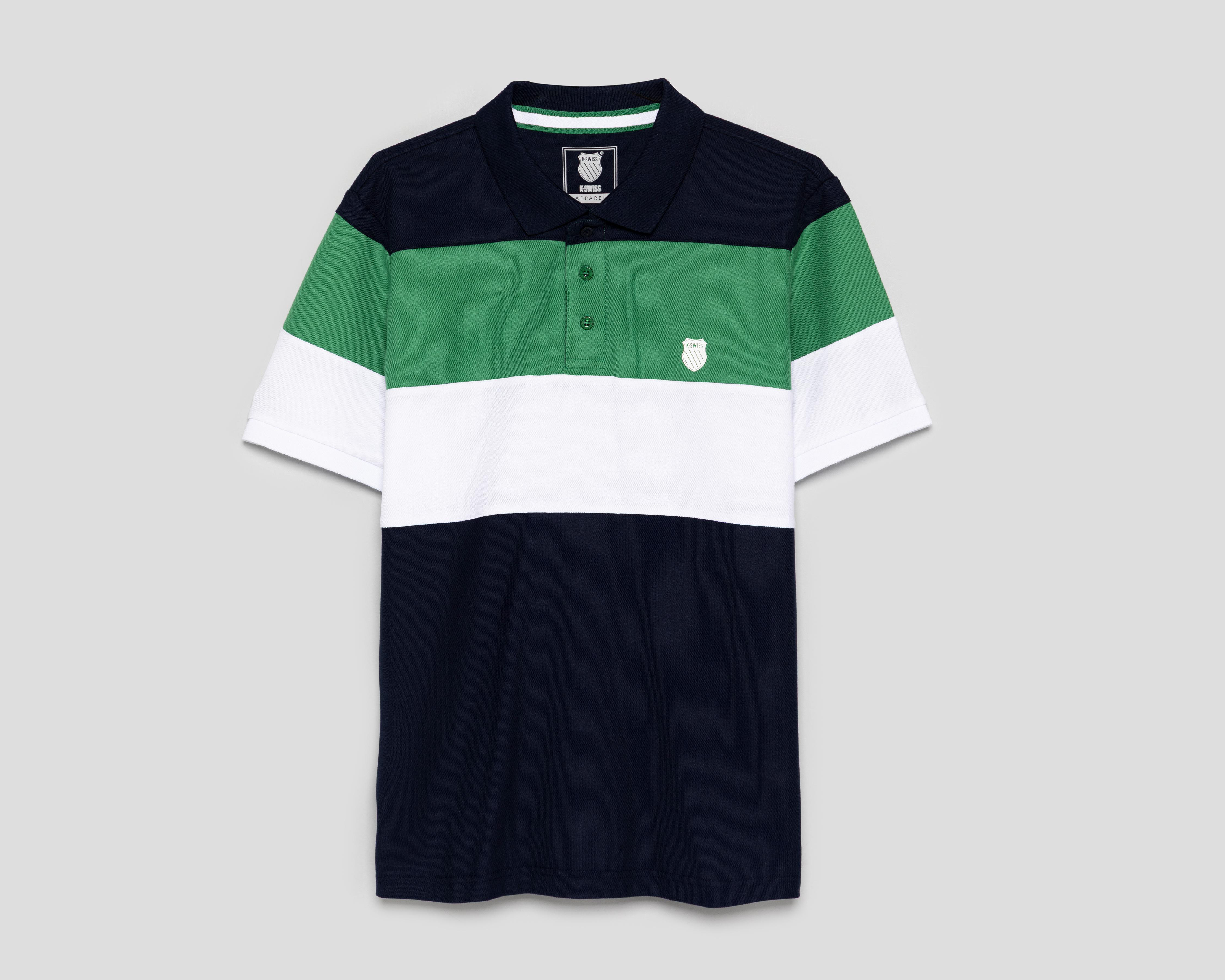 Playera Polo K-Swiss Azul para Hombre