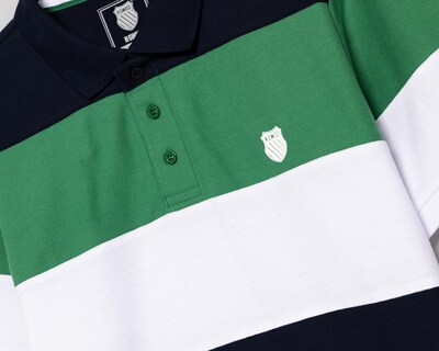 Foto 3 | Playera Polo K-Swiss Azul para Hombre
