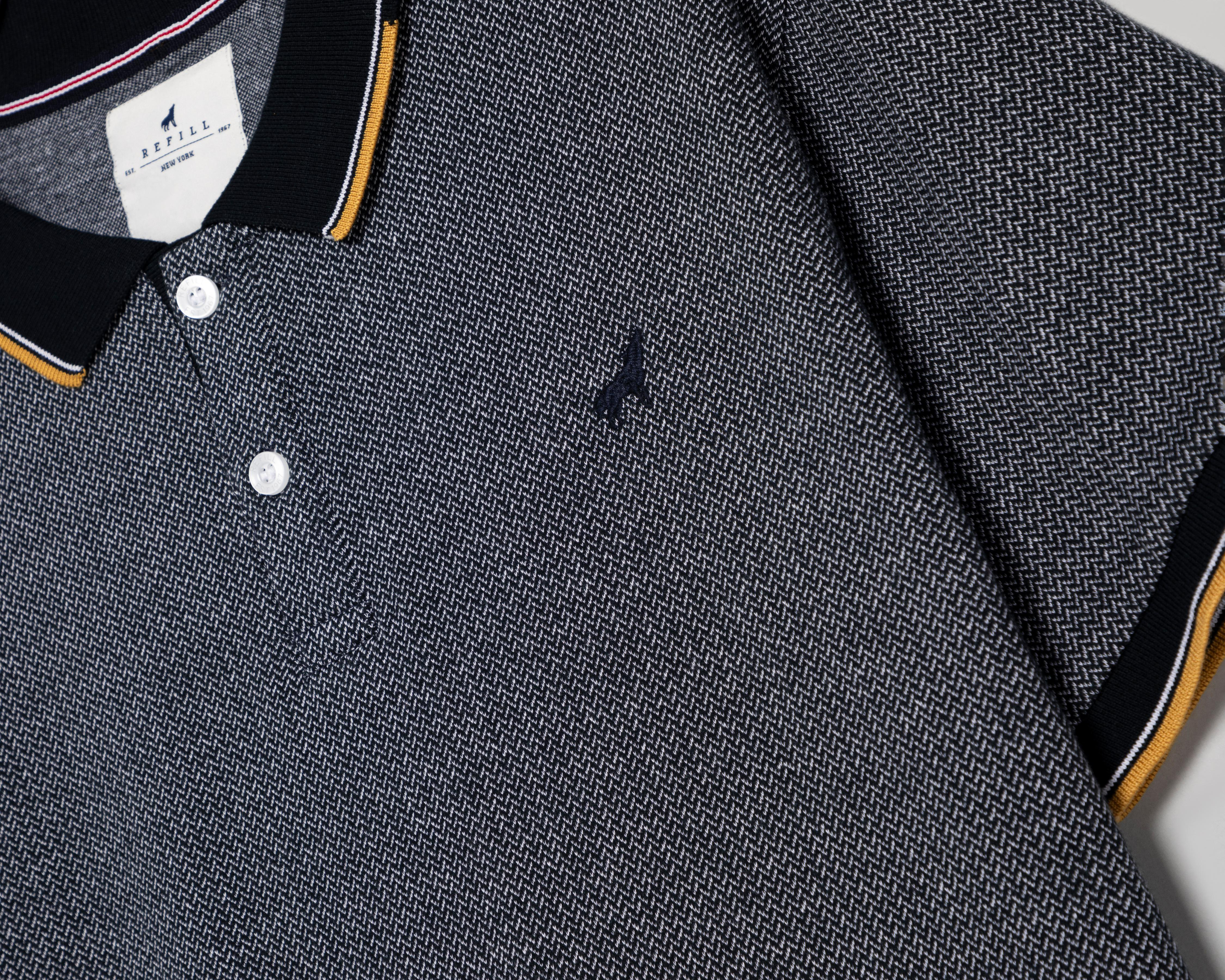Foto 4 pulgar | Playera Polo Refill para Hombre