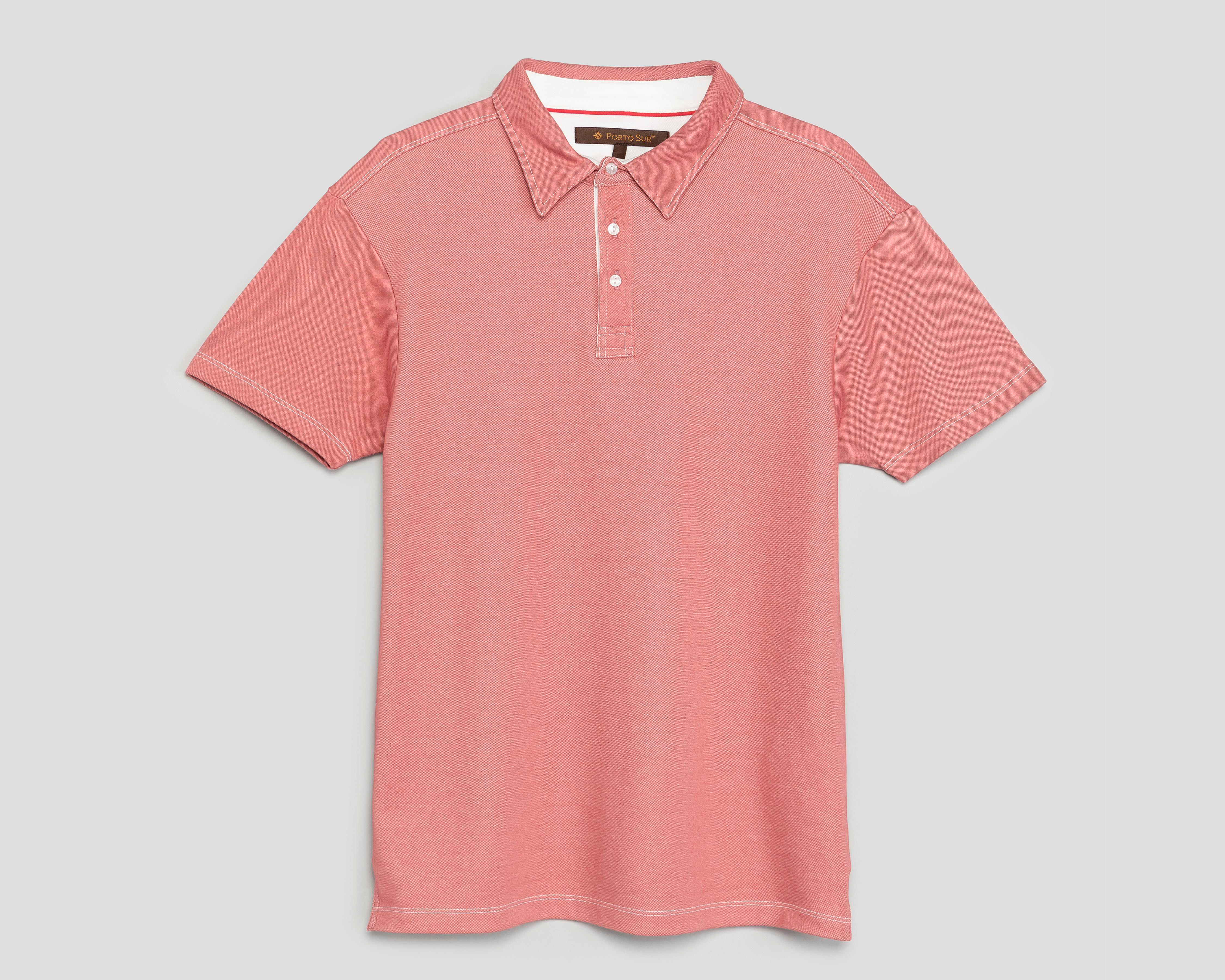Foto 1 | Playera Polo Porto Sur Rosa para Hombre