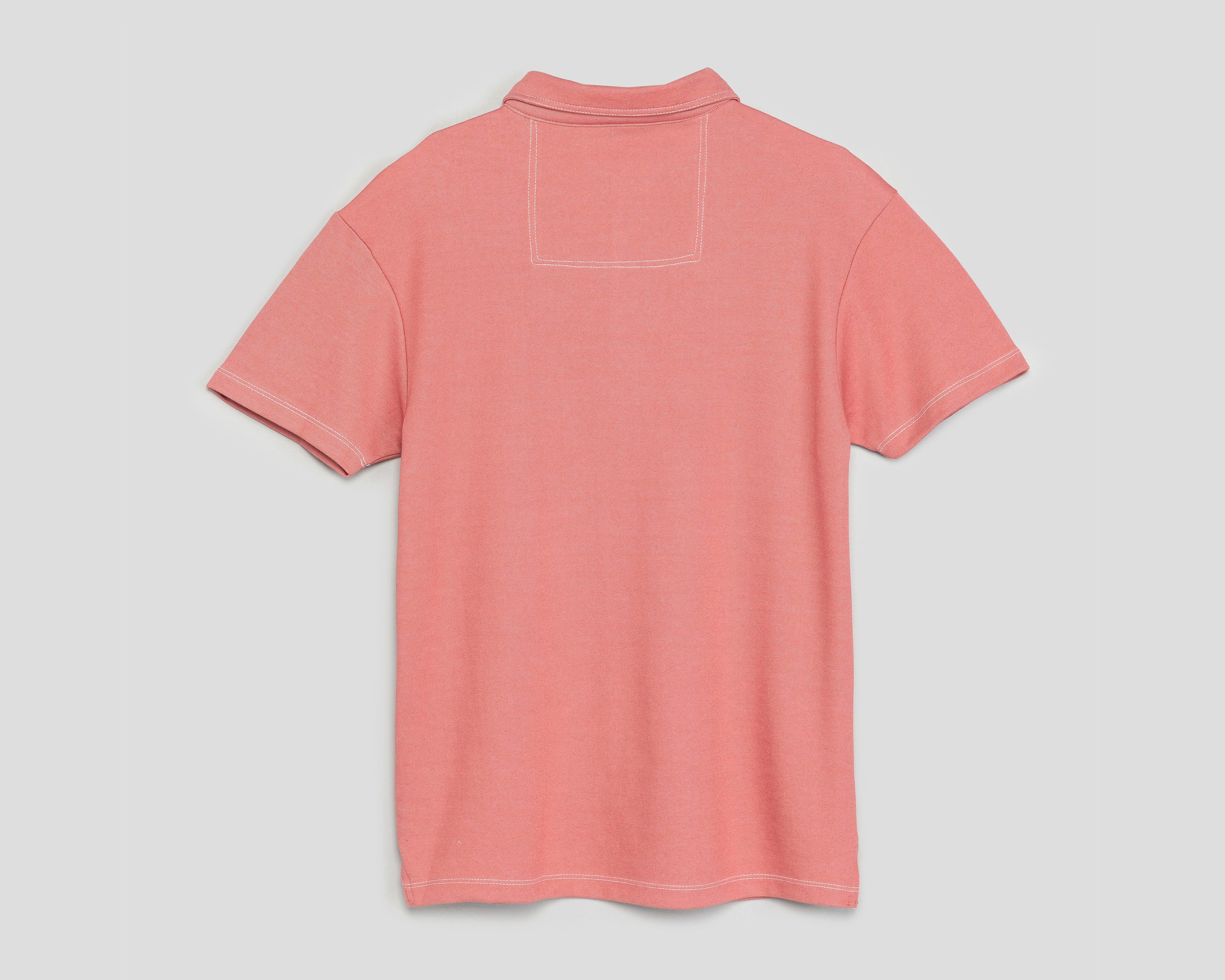 Foto 3 pulgar | Playera Polo Porto Sur Rosa para Hombre