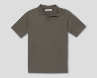 Foto 1 | Playera Polo Strona Cuello V Verde para Hombre