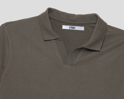Foto 3 | Playera Polo Strona Cuello V Verde para Hombre