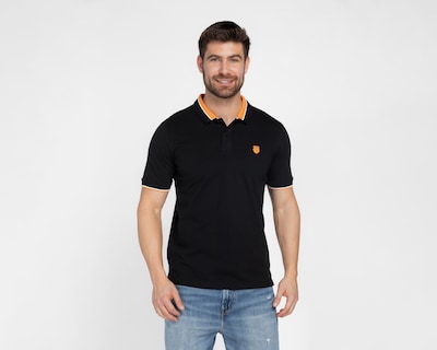 Foto 1 | Playera Polo K-Swiss Negro para Hombre