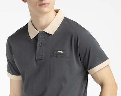 Foto 4 | Playera Polo Jeep Gris para Hombre
