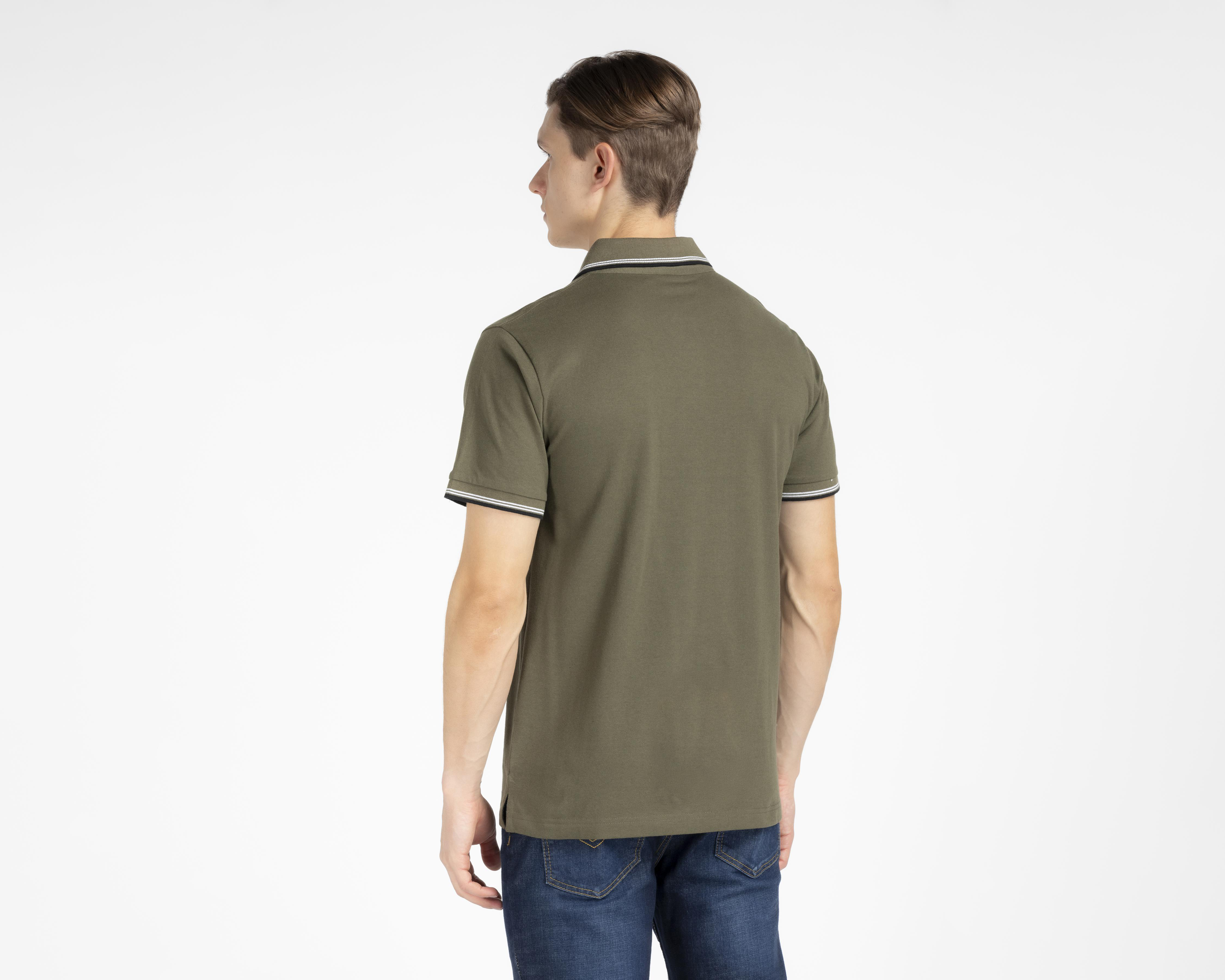 Foto 5 pulgar | Playera Polo Jeep Verde para Hombre