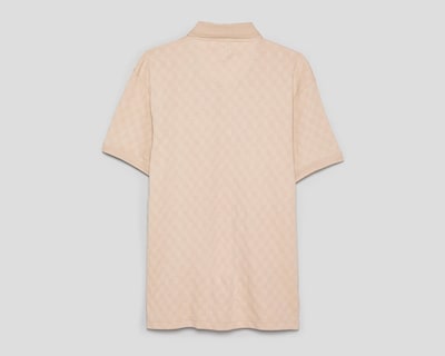 Foto 2 | Playera Polo Porto Sur Beige para Hombre