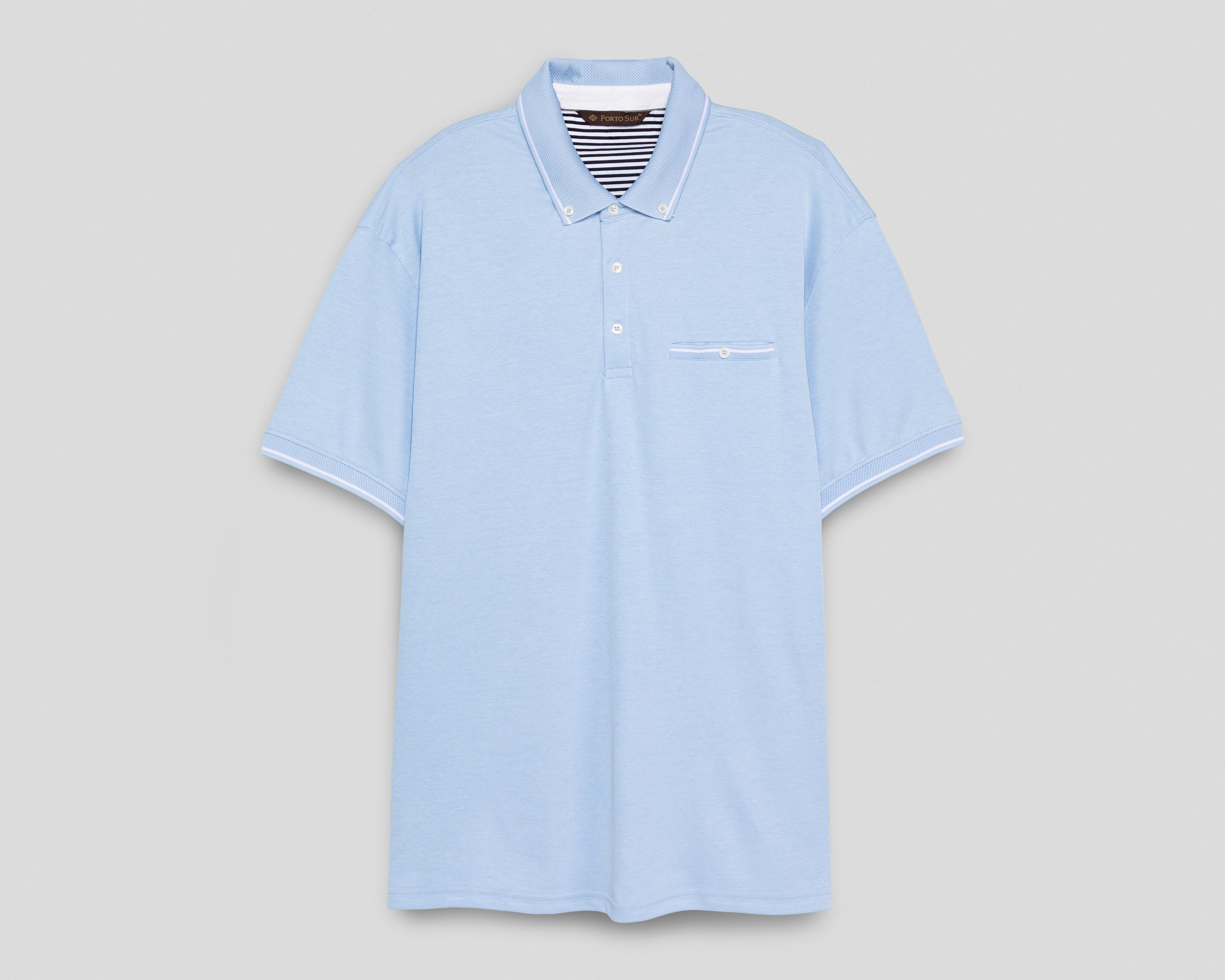 Foto 2 pulgar | Playera Polo Porto Sur Azul para Hombre