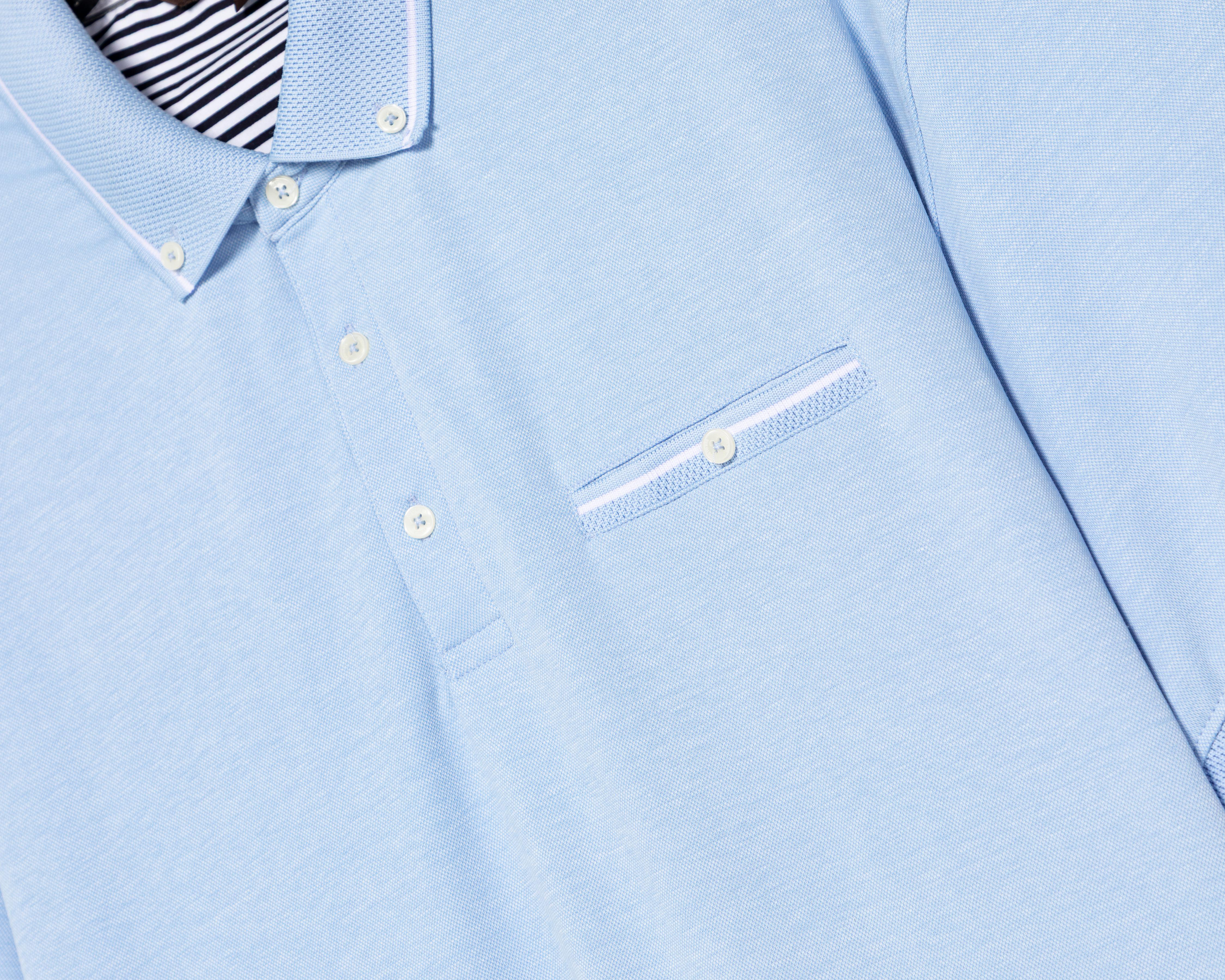Foto 4 pulgar | Playera Polo Porto Sur Azul para Hombre