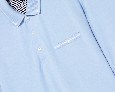 Foto 3 | Playera Polo Porto Sur Azul para Hombre