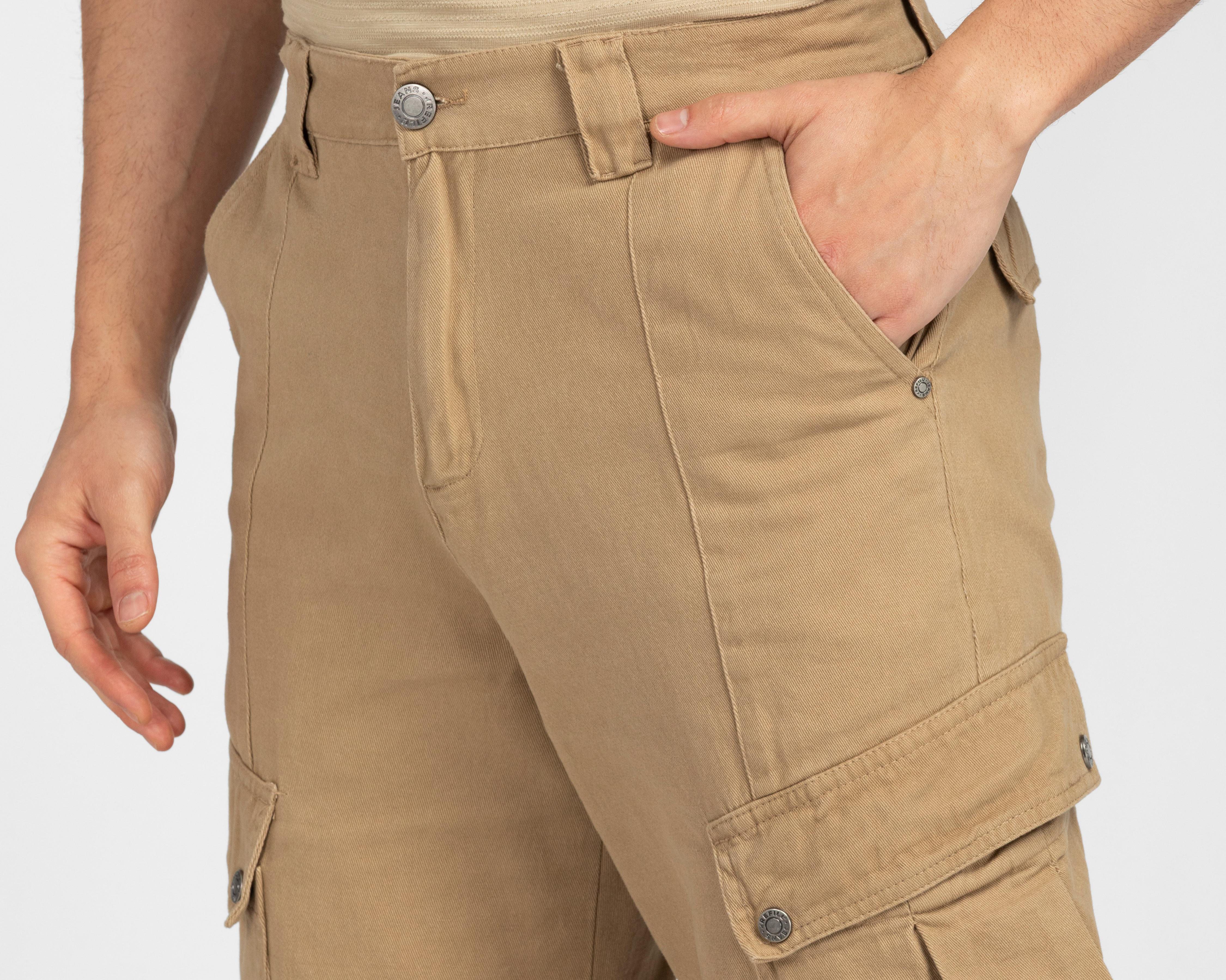 Foto 5 pulgar | Pantalón Cargo Refill Caqui para Hombre