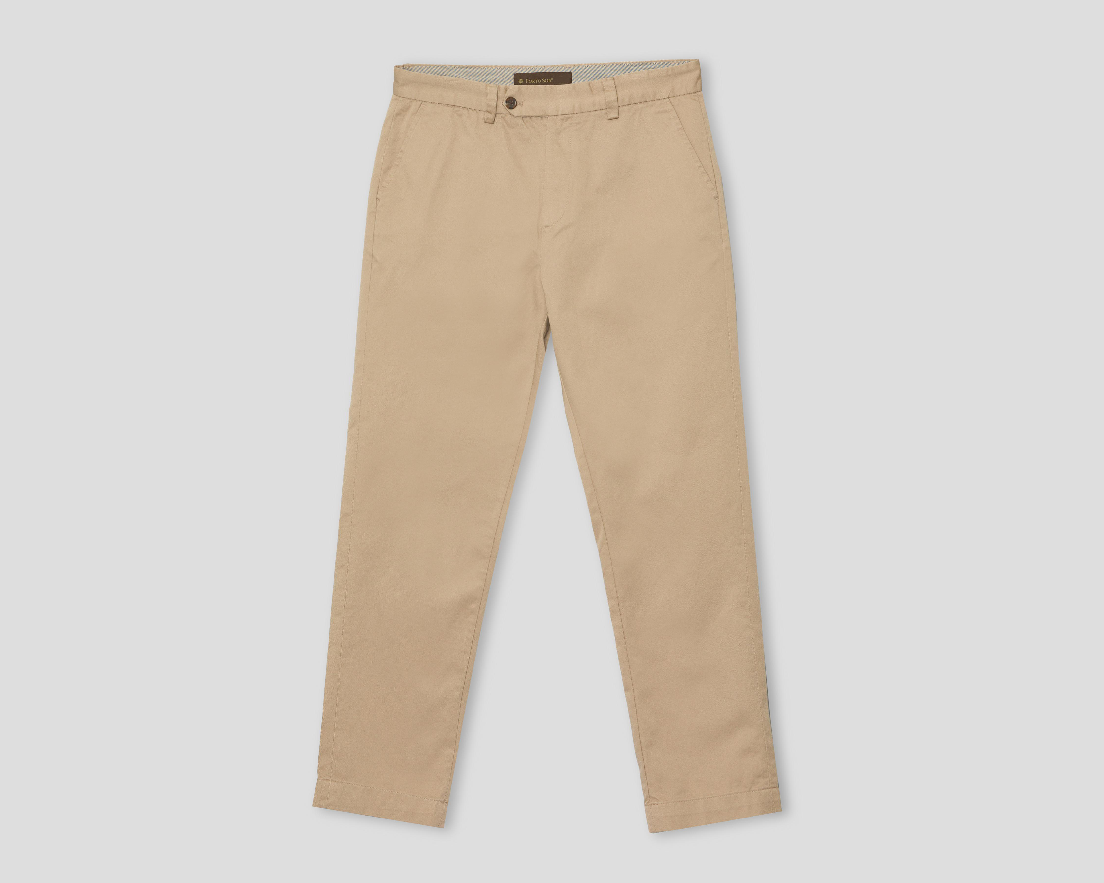 Pantalón Chino Porto Sur Caqui para Hombre