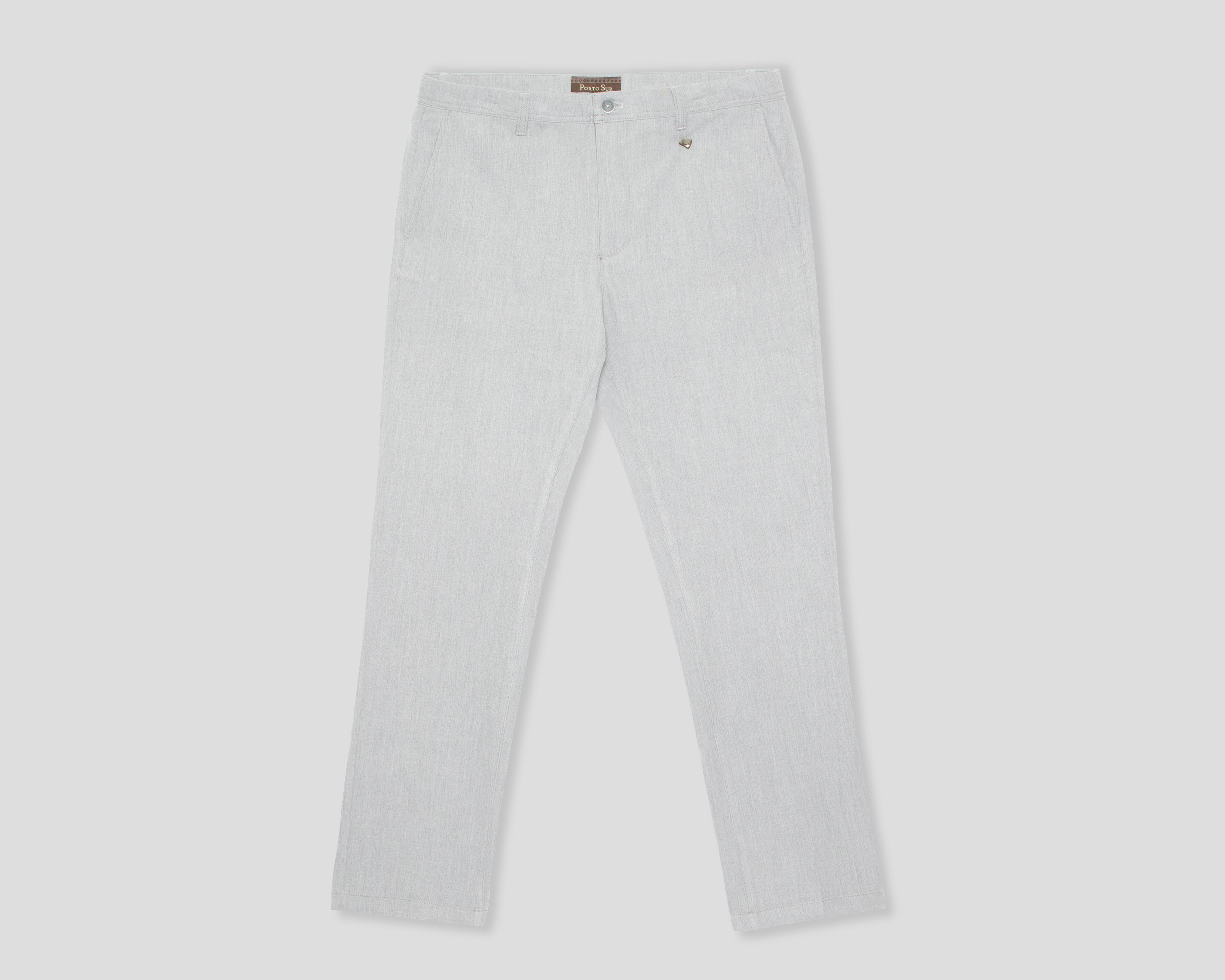 Foto 2 pulgar | Pantalón Chino Porto Sur Gris para Hombre