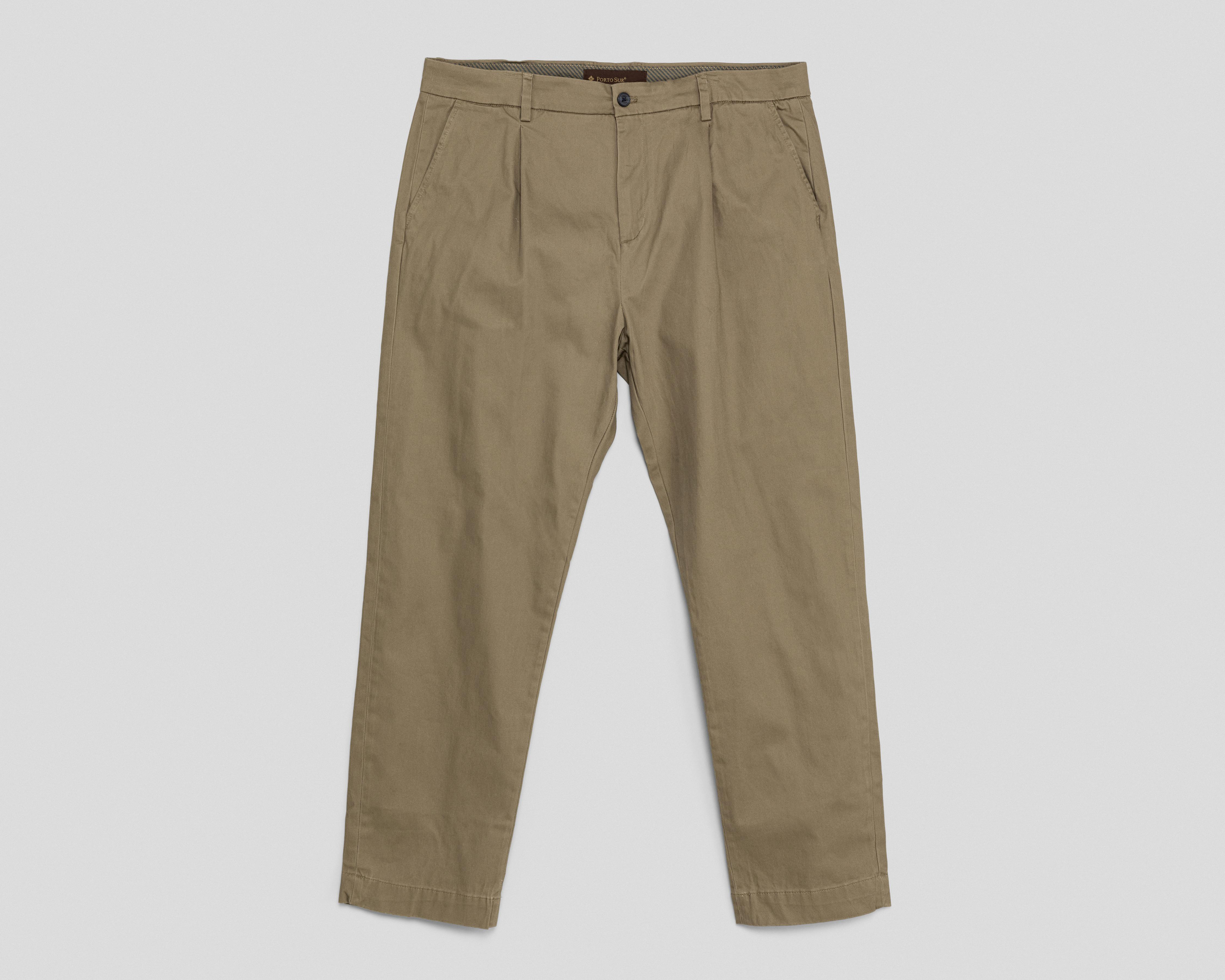 Pantalón Chino Porto Sur Verde Olivo para Hombre