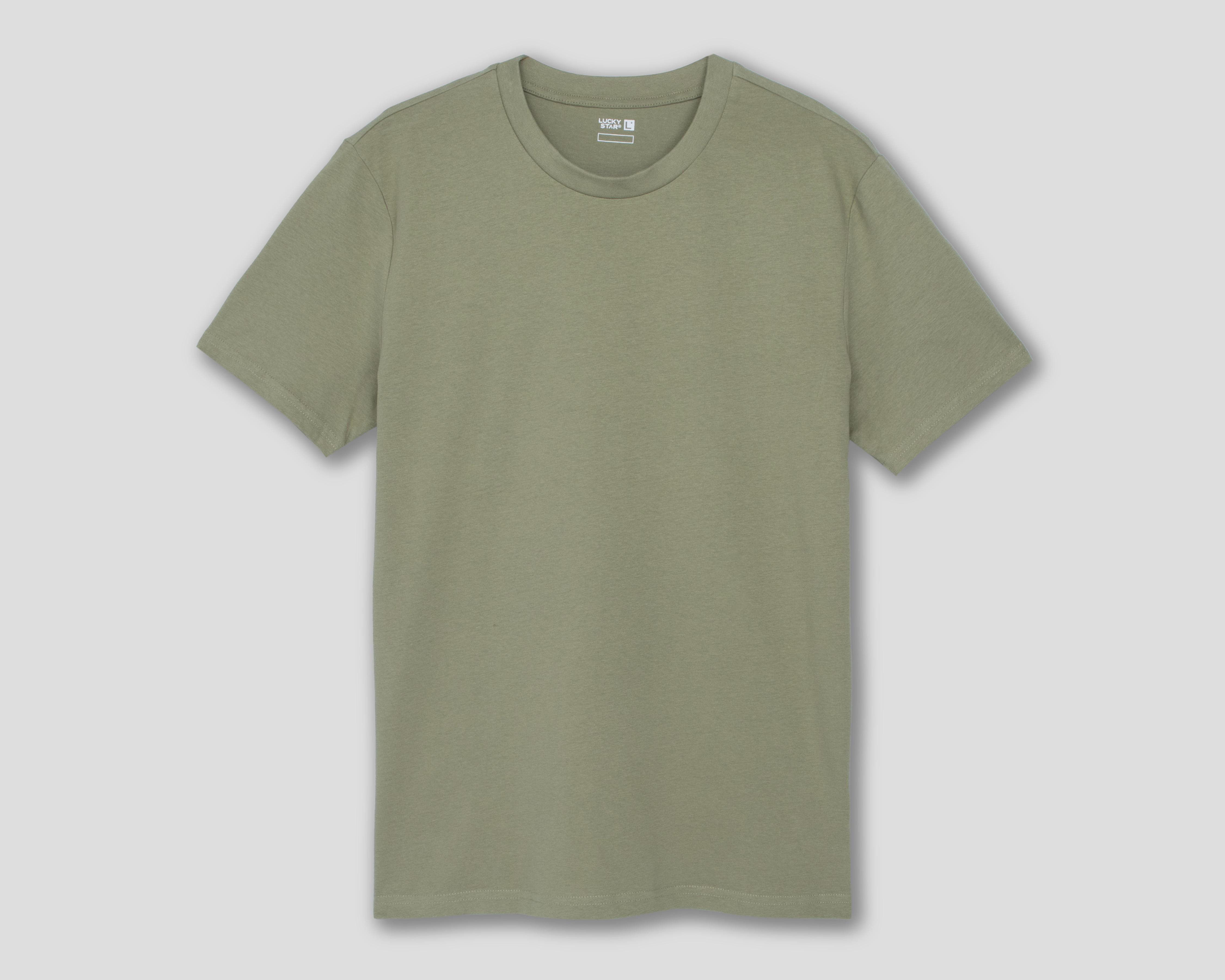 Foto 2 pulgar | Playera Lucky Star Verde Cuello Redondo para Hombre