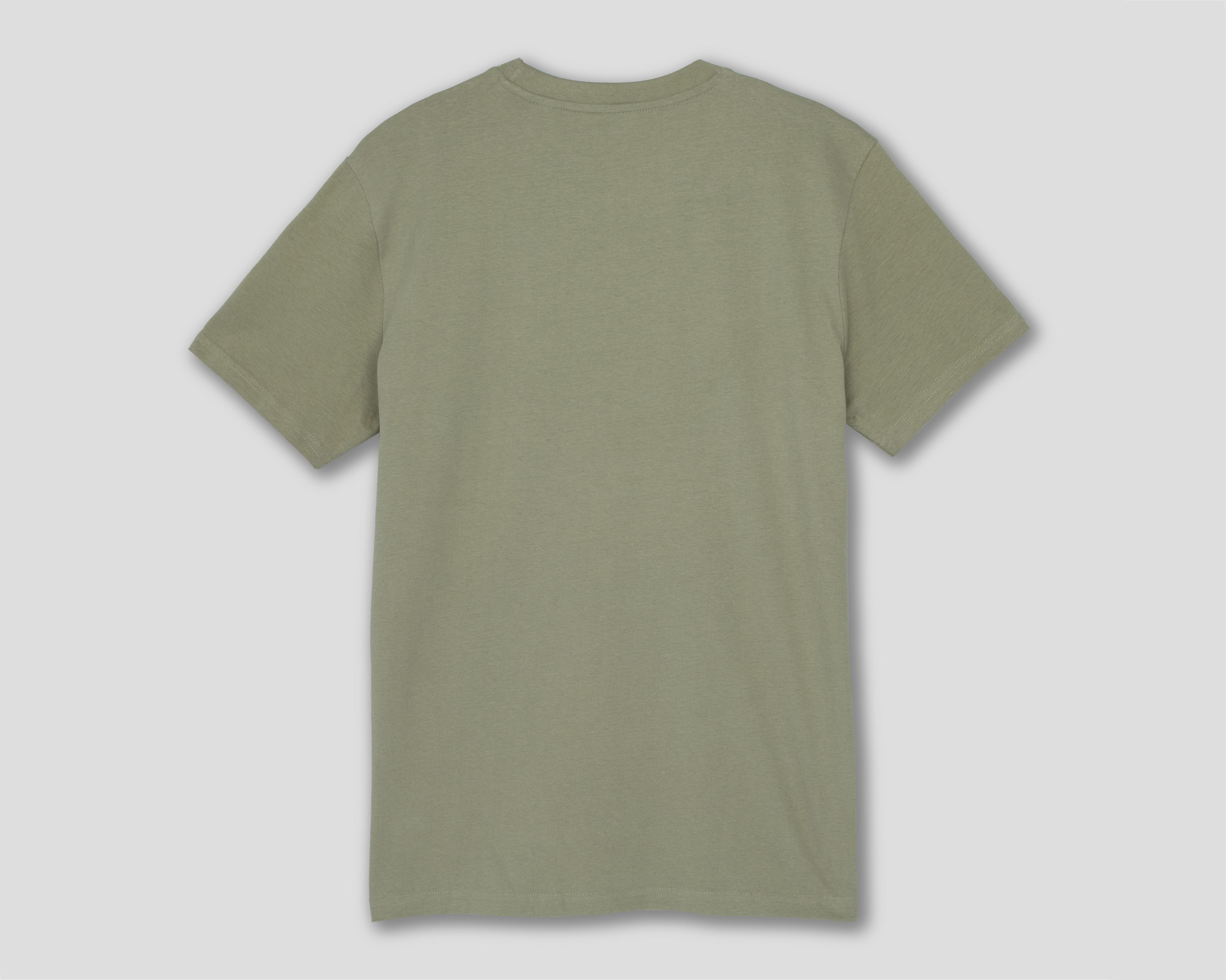 Foto 3 pulgar | Playera Lucky Star Verde Cuello Redondo para Hombre