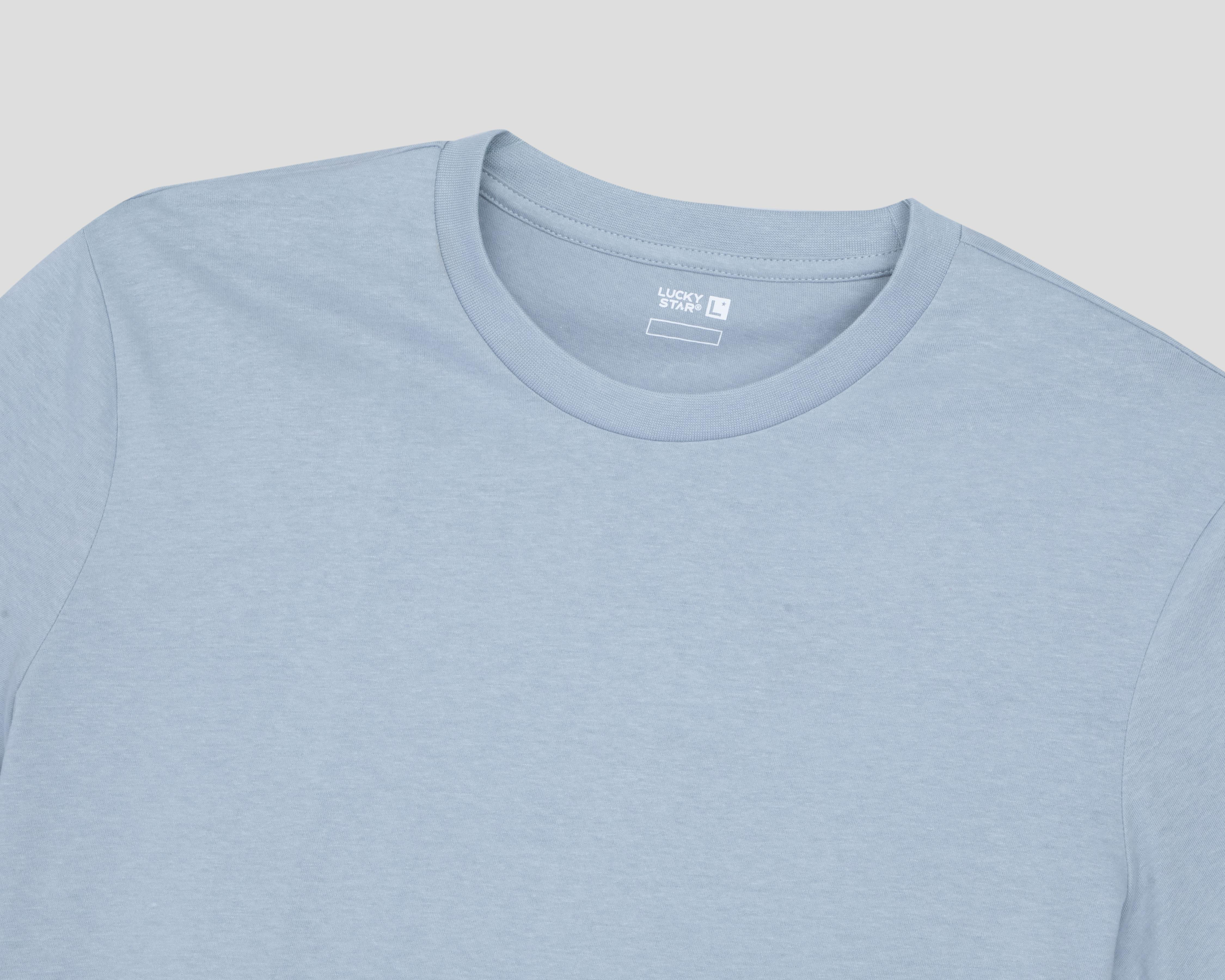 Foto 4 pulgar | Playera Lucky Star Azul Cuello Redondo para Hombre