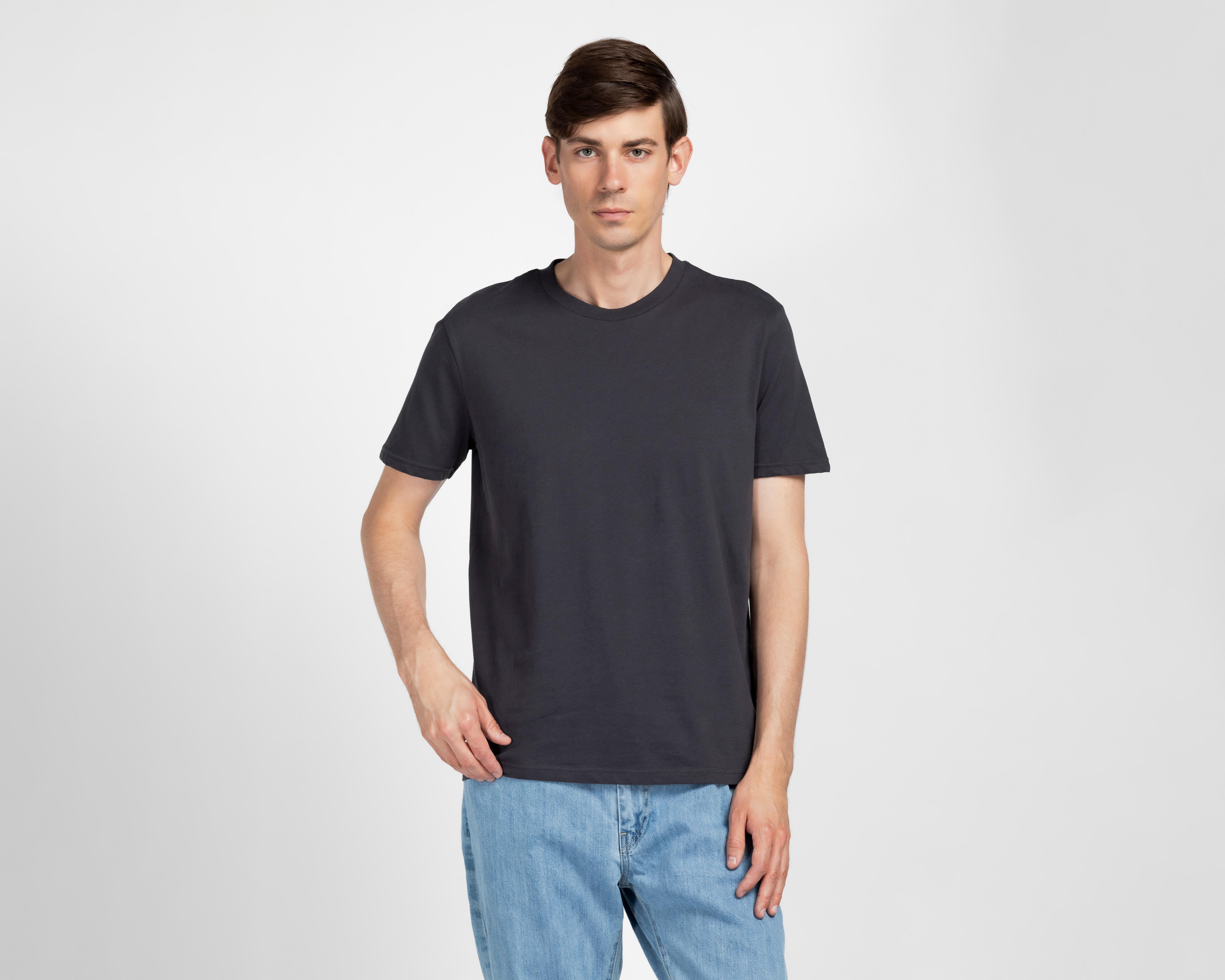 Playera Lucky Star Azul Marino Cuello Redondo para Hombre $149