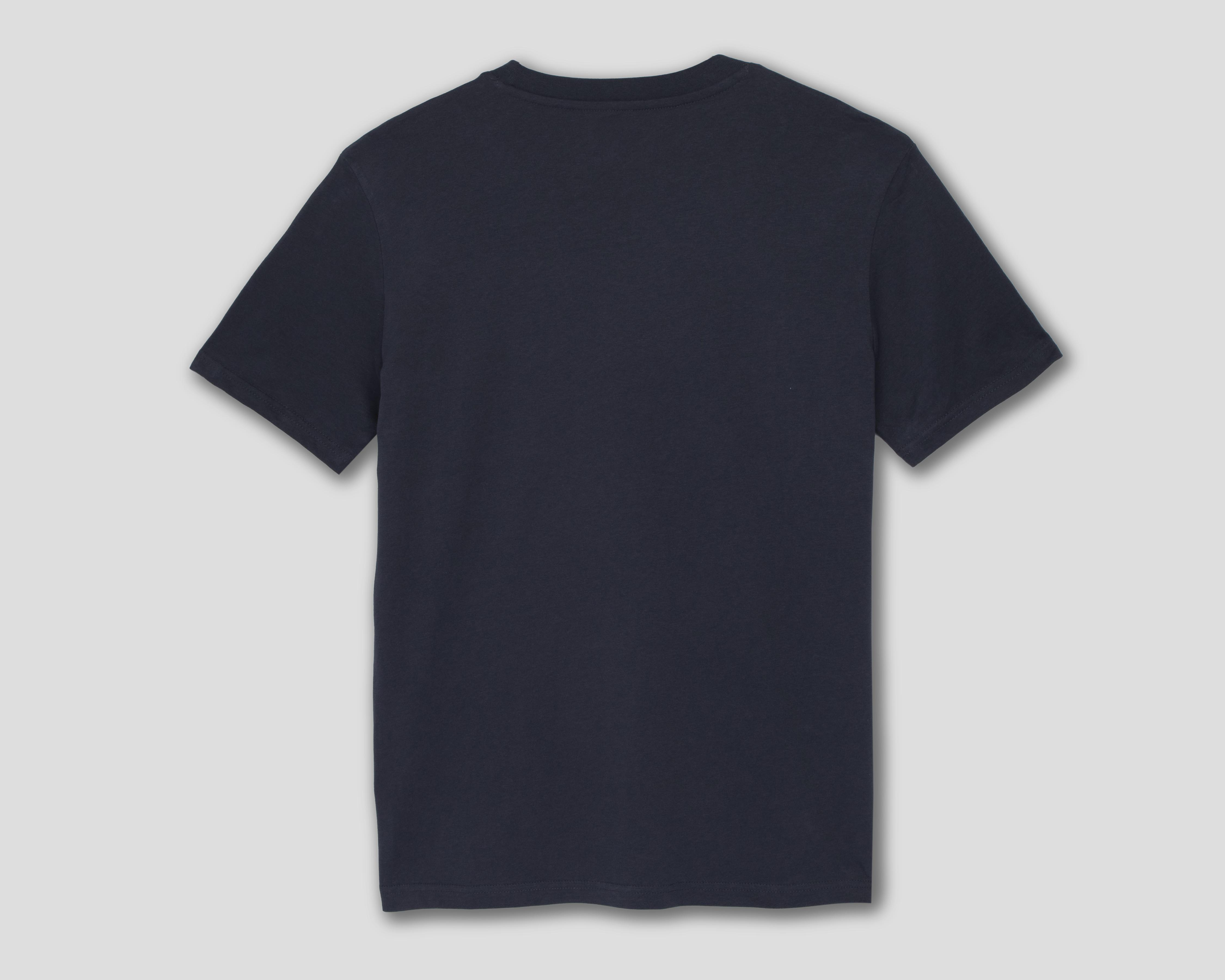 Foto 2 | Playera Lucky Star Azul Marino Cuello Redondo para Hombre