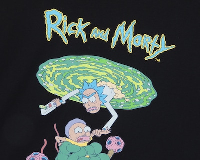 Foto 3 | Playera Rick & Morty Cuello Redondo para Hombre