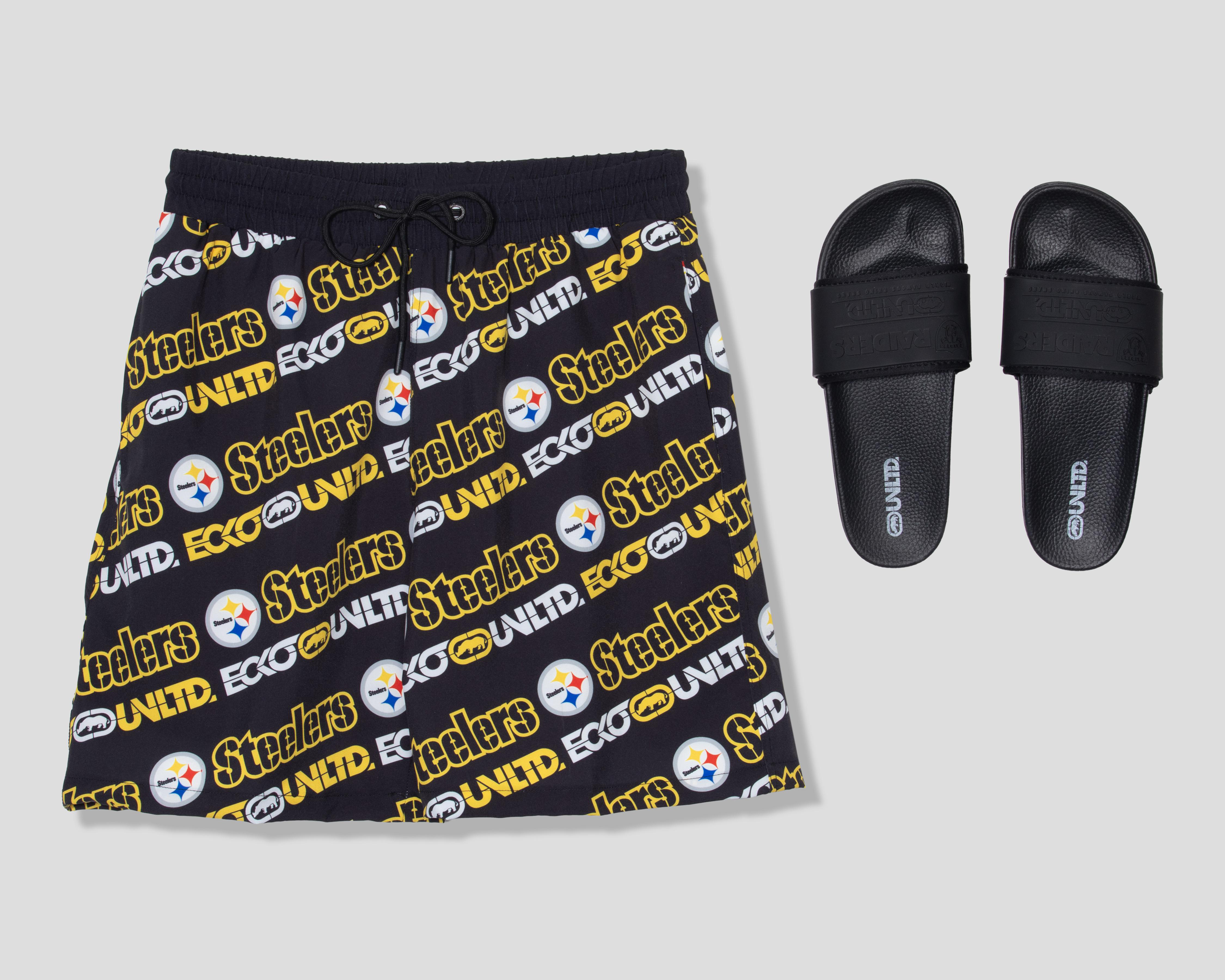 Traje de Baño Ecko Unltd. NFL Pittsburgh Steelers con Sandalias para Hombre $579