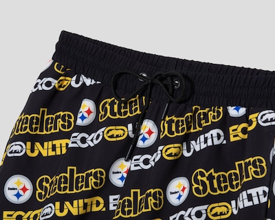 Foto 3 | Traje de Baño Ecko Unltd. NFL Pittsburgh Steelers con Sandalias para Hombre