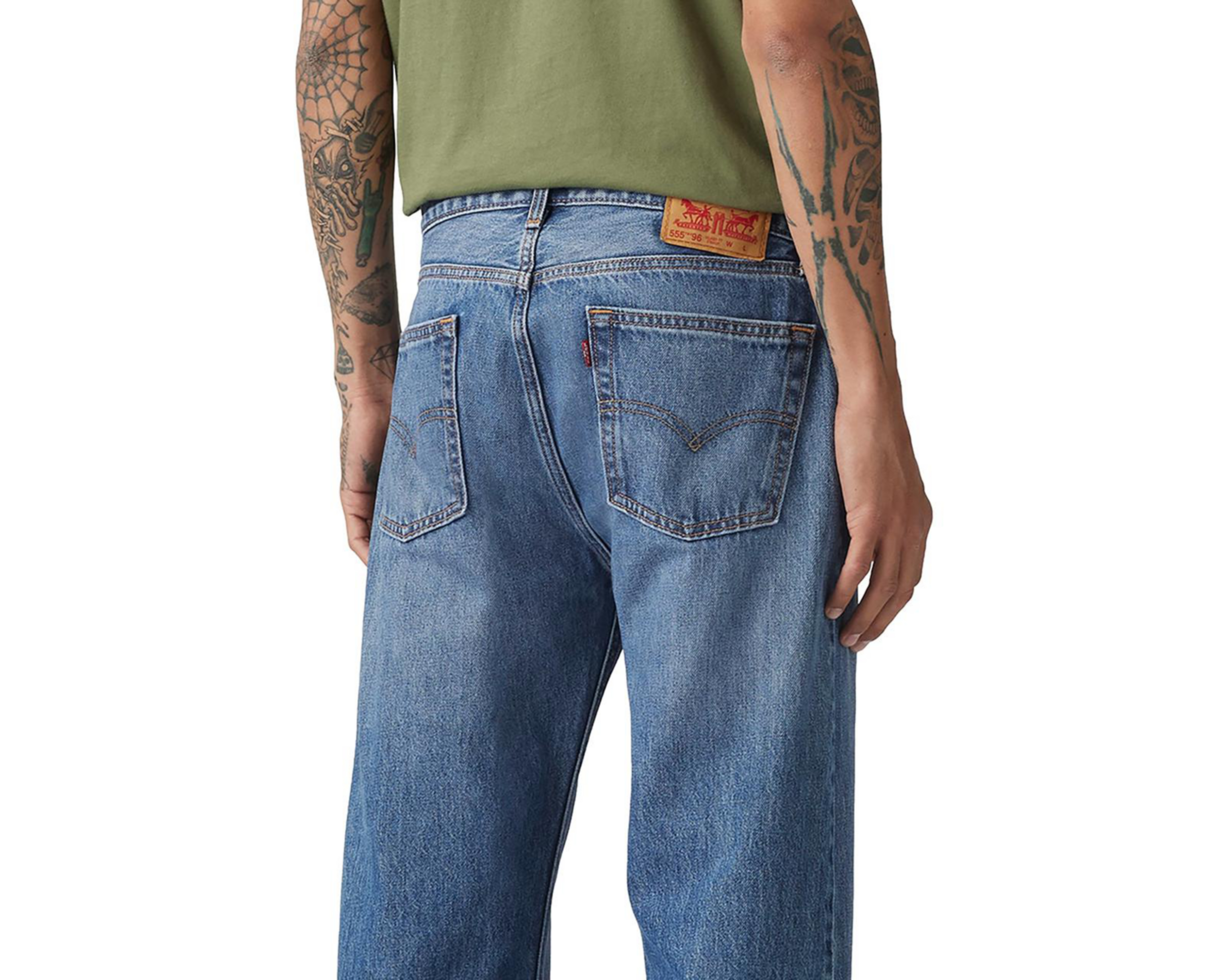 Foto 5 pulgar | Jeans Recto Levi's 555 para Hombre