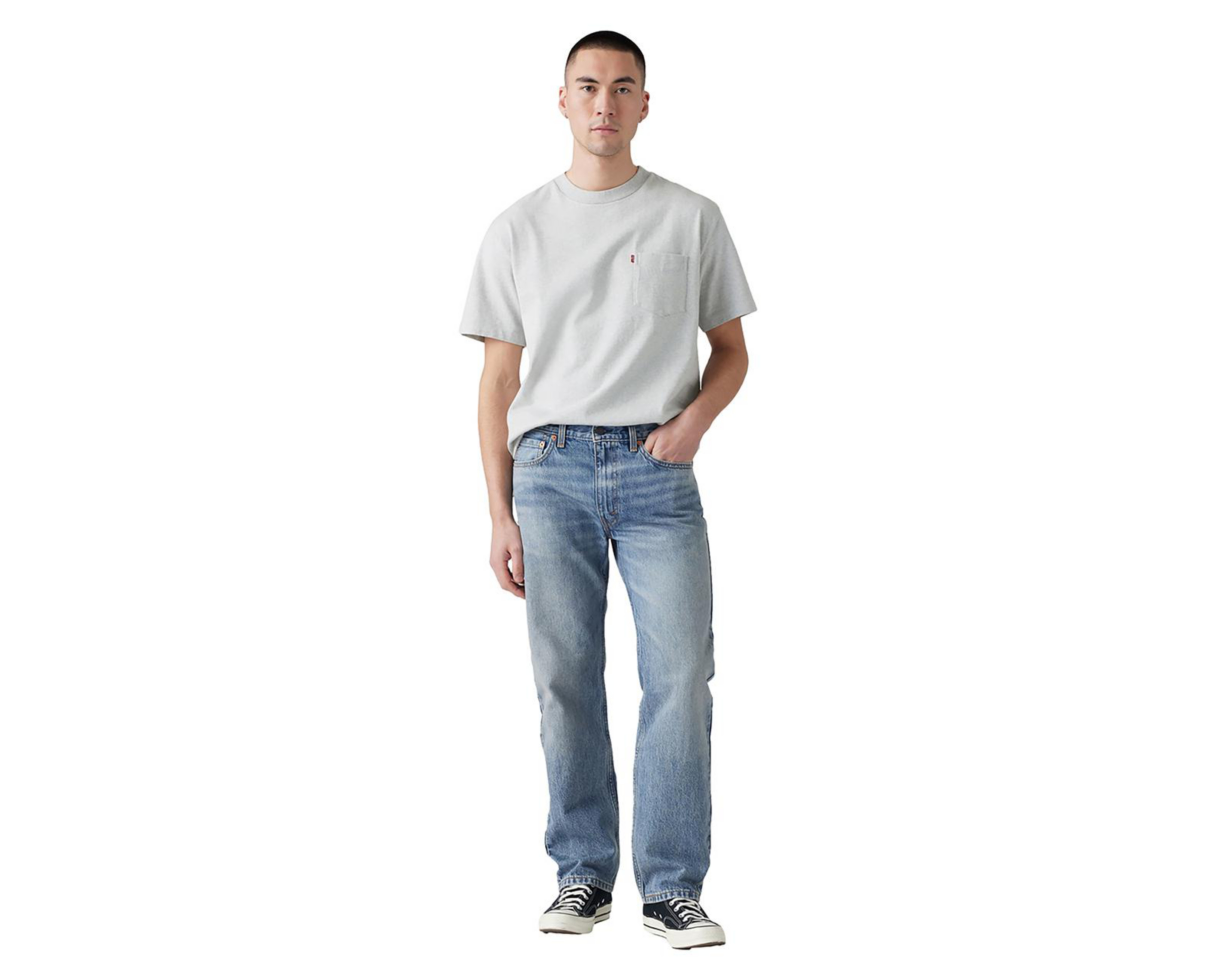 Foto 5 pulgar | Jeans Relaxed Straight Levi's 555 para Hombre