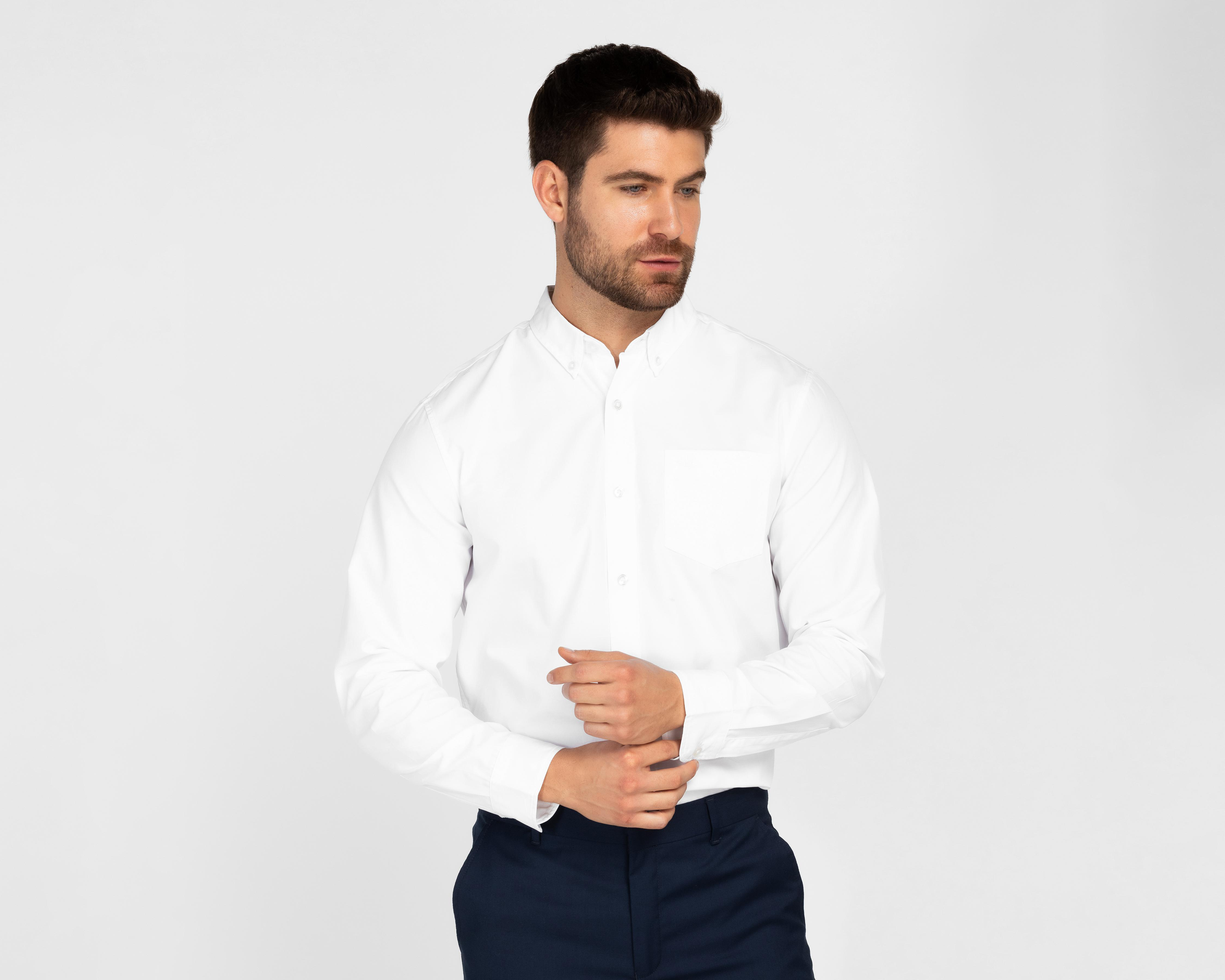 Foto 1 | Camisa de Vestir Dockers Manga Larga Cuello Americano para Hombre