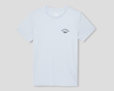 Foto 1 | Playera de Cuello Redondo Azul Dockers para Hombre