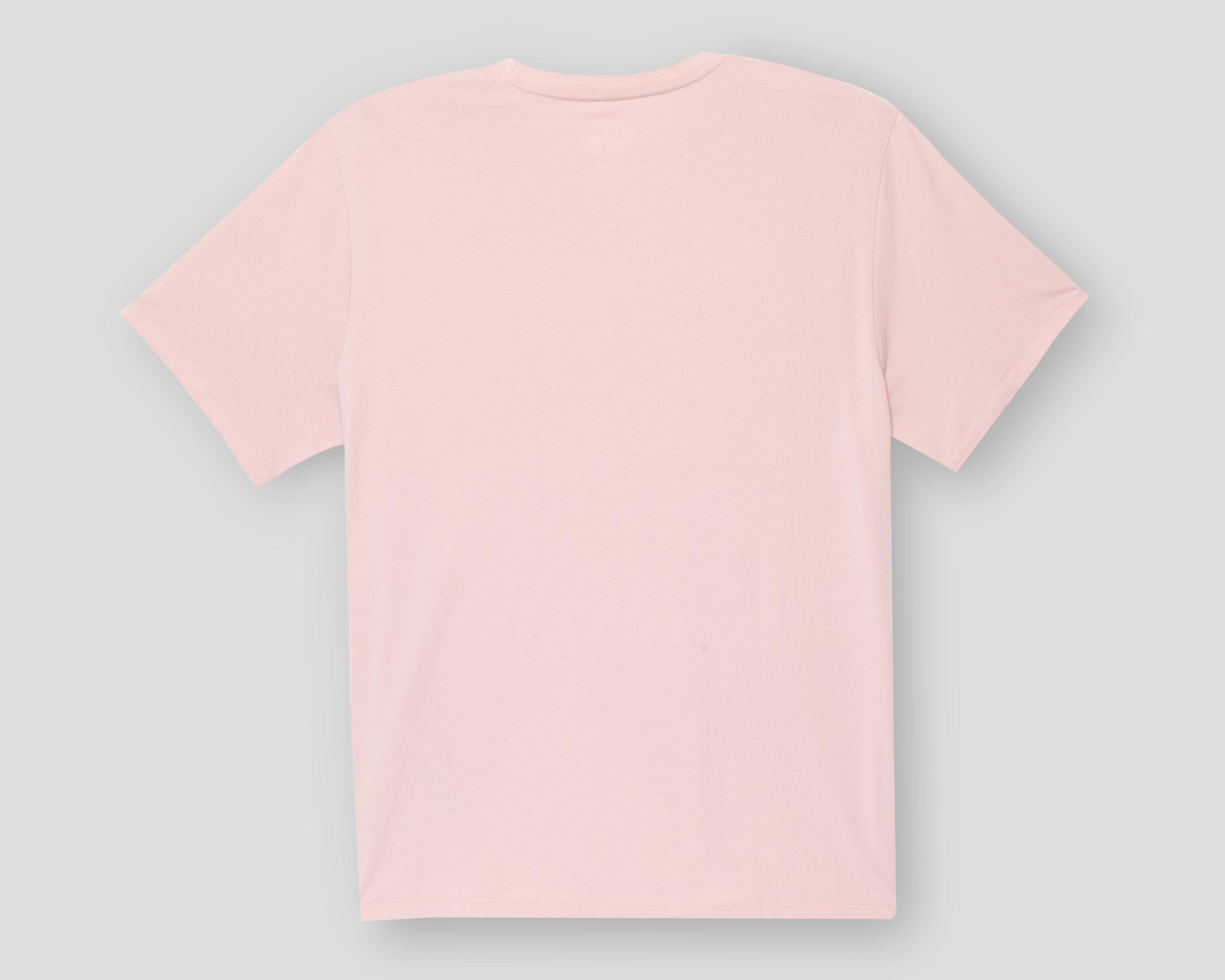 Foto 3 pulgar | Playera de Cuello Redondo Rosa Dockers para Hombre