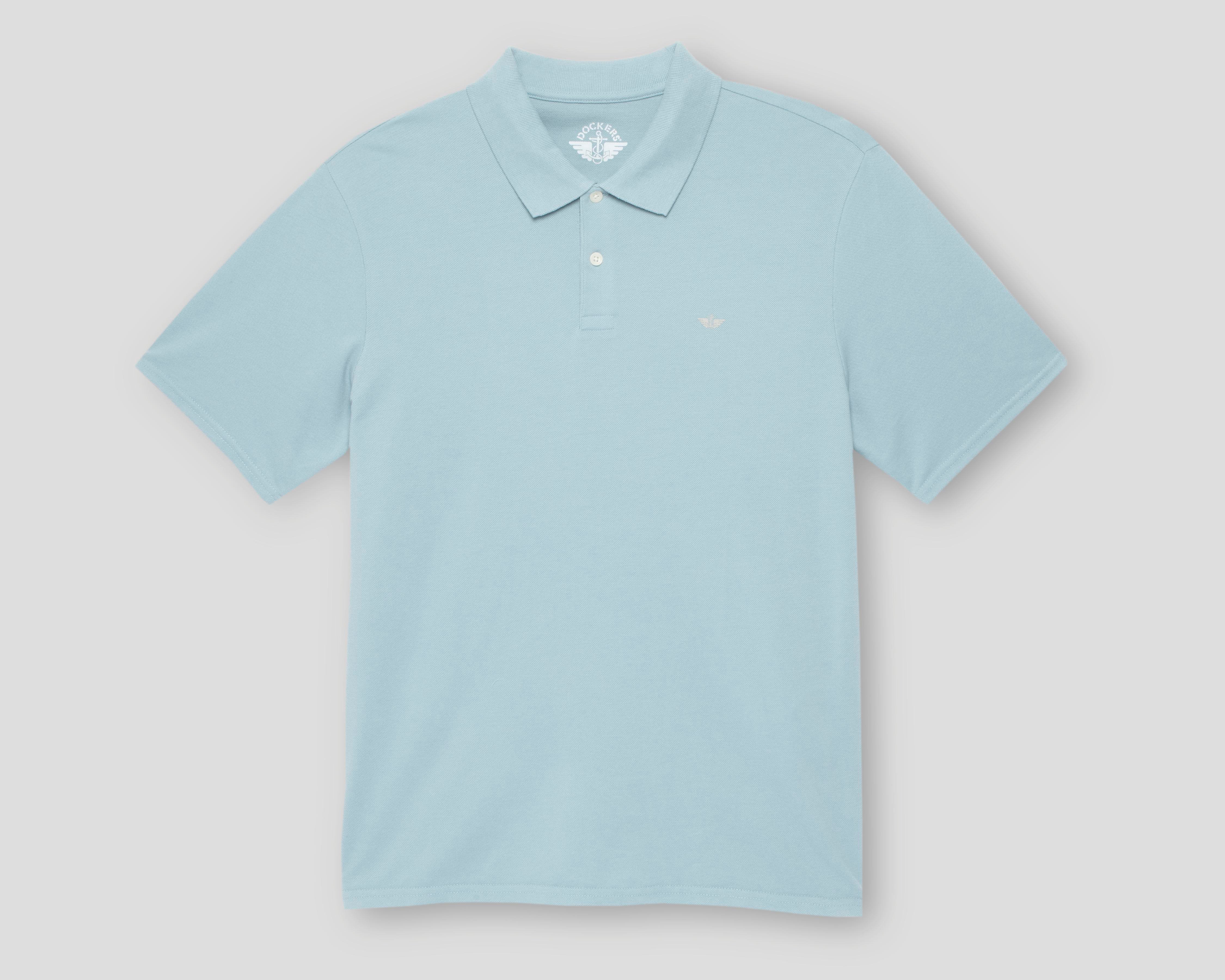 Foto 2 pulgar | Playera Polo Dockers Azul para Hombre