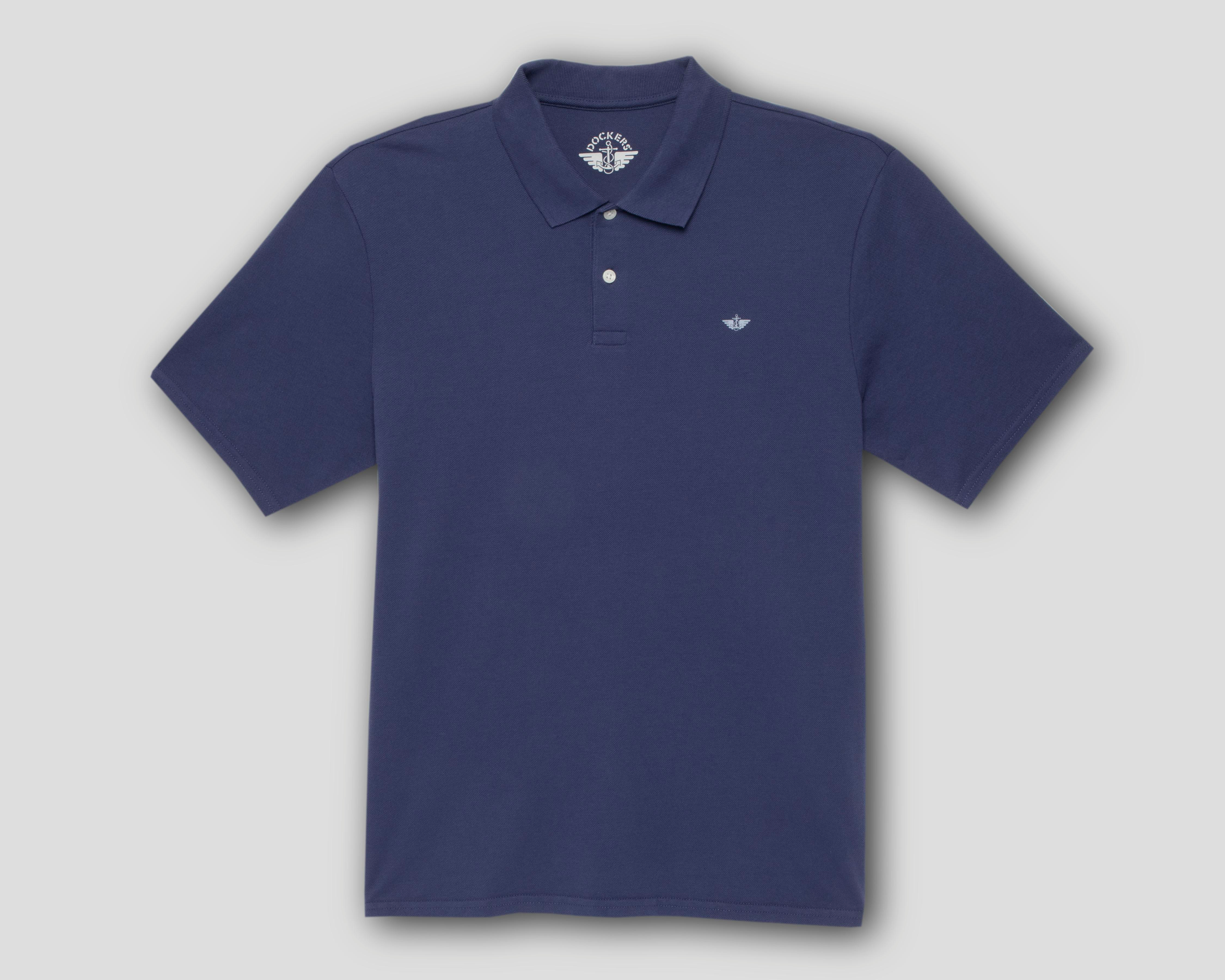 Foto 2 pulgar | Playera Polo Dockers Azul para Hombre