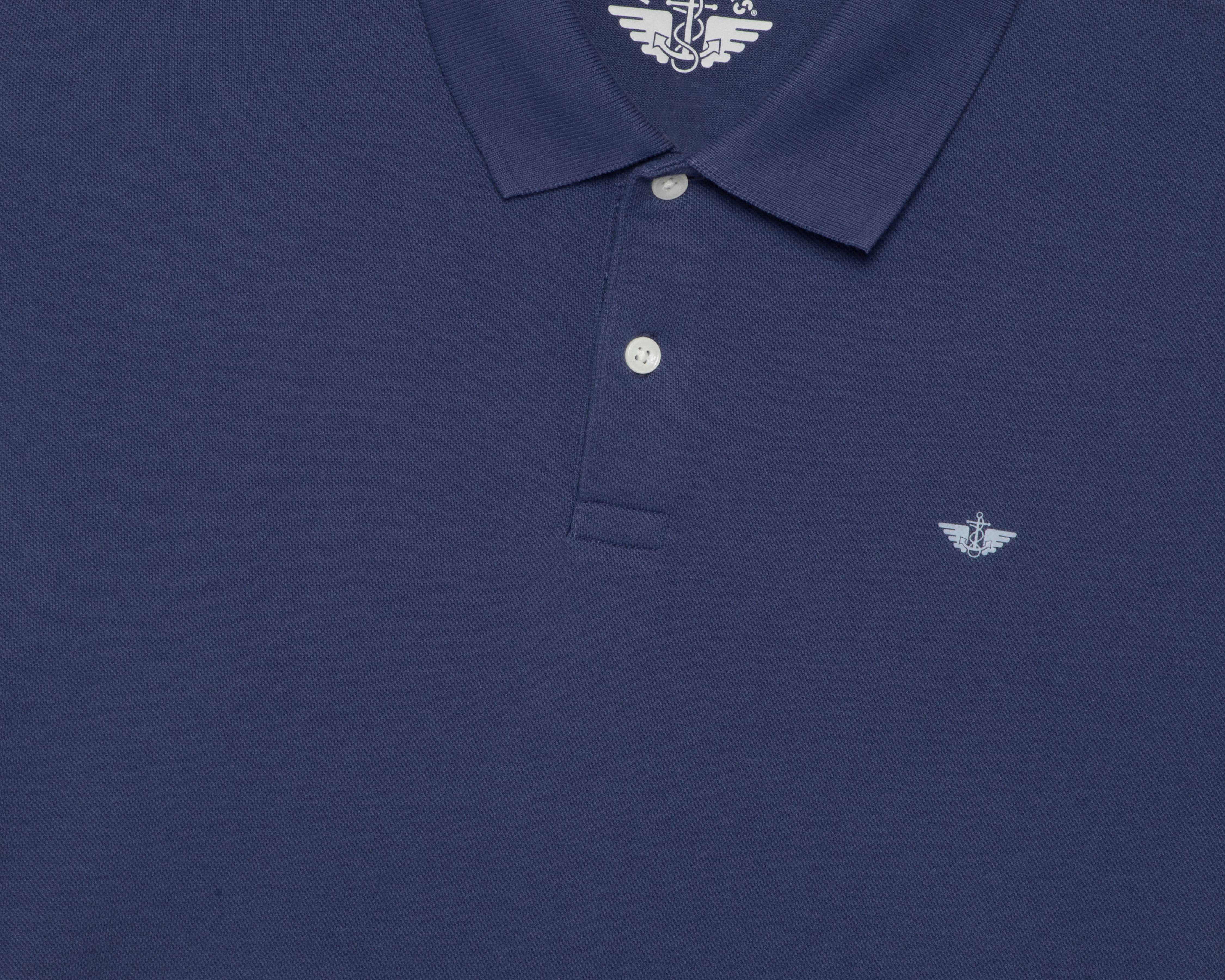Foto 4 pulgar | Playera Polo Dockers Azul para Hombre