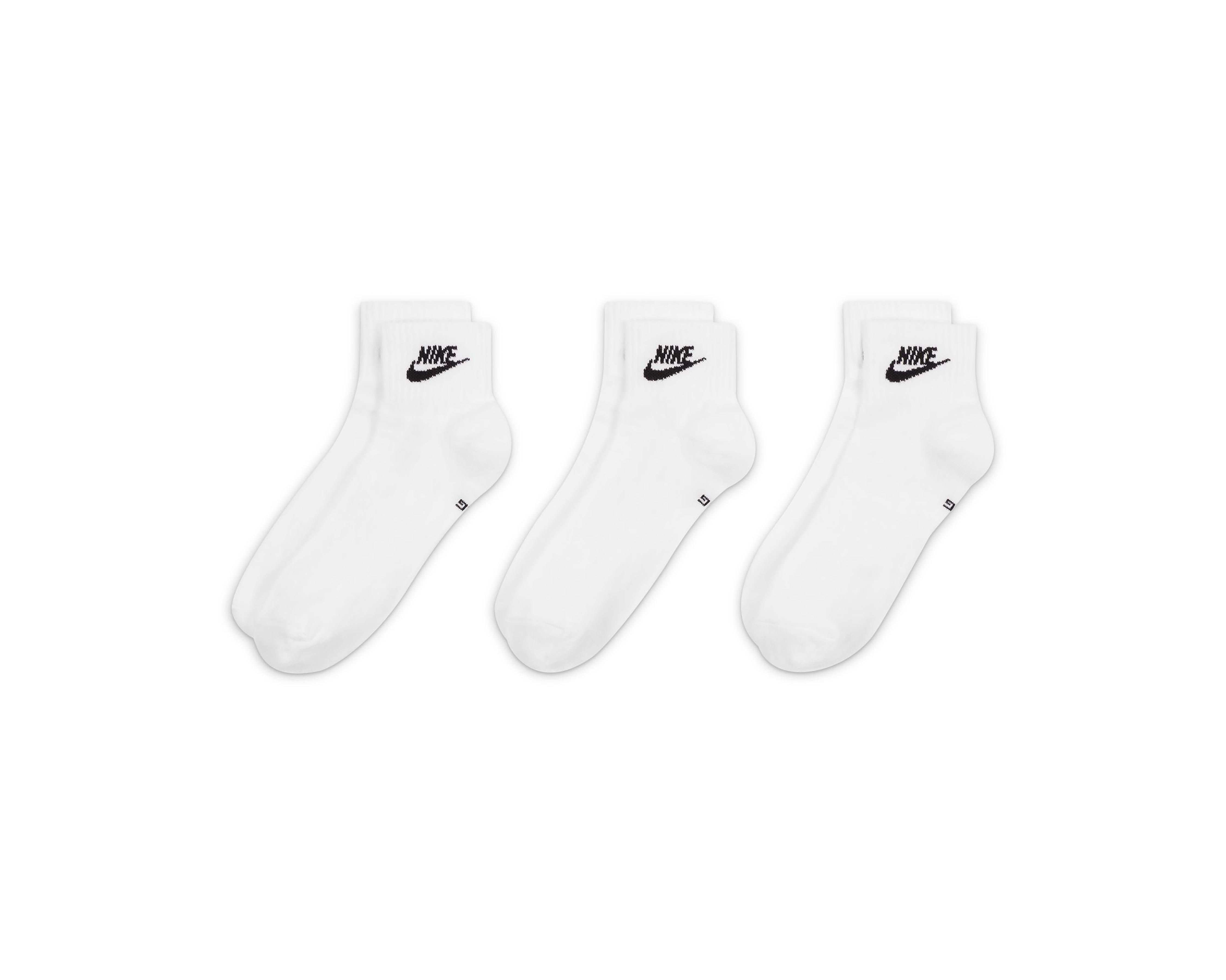 Foto 3 pulgar | Calcetas Deportivas Nike Everyday Essential para Hombre 3 pares