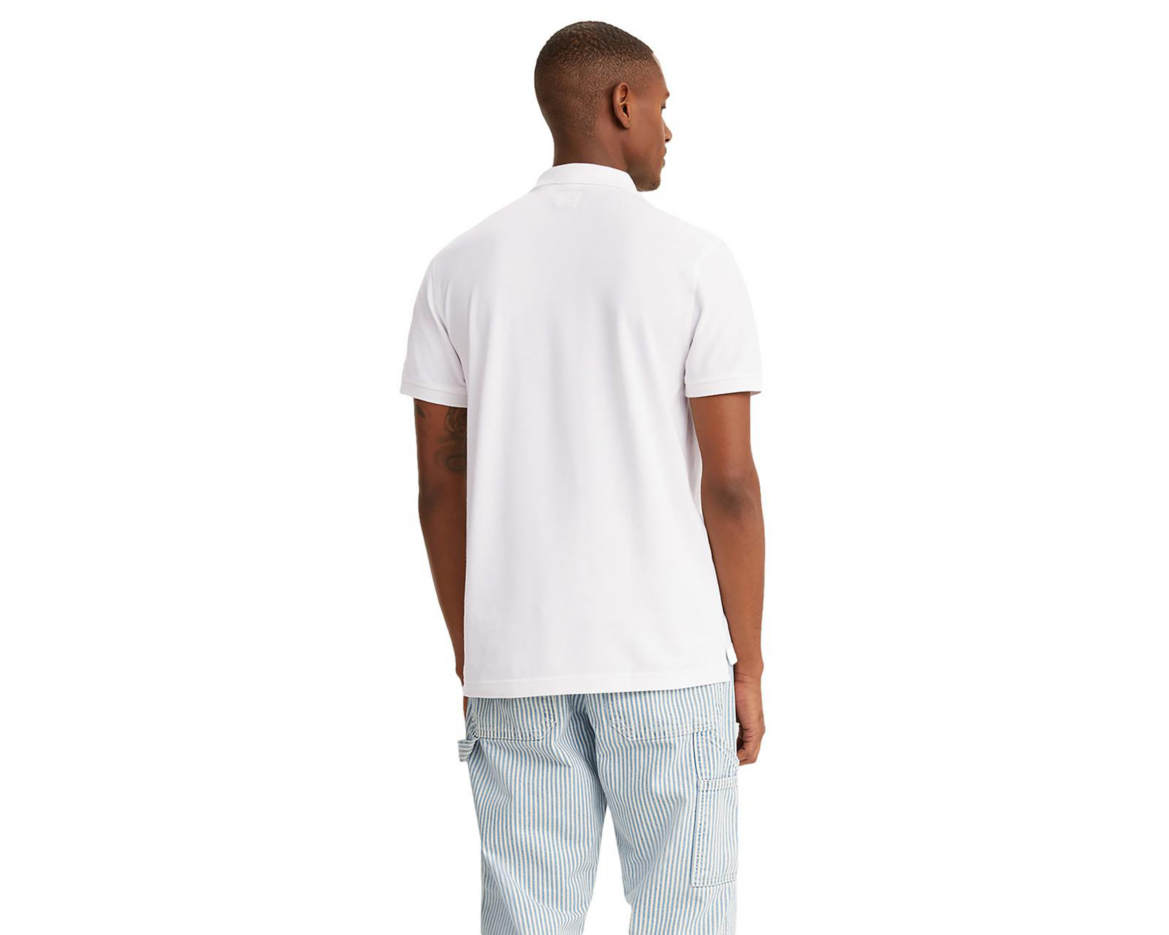 Foto 3 pulgar | Playera Polo Levi's Blanca para Hombre